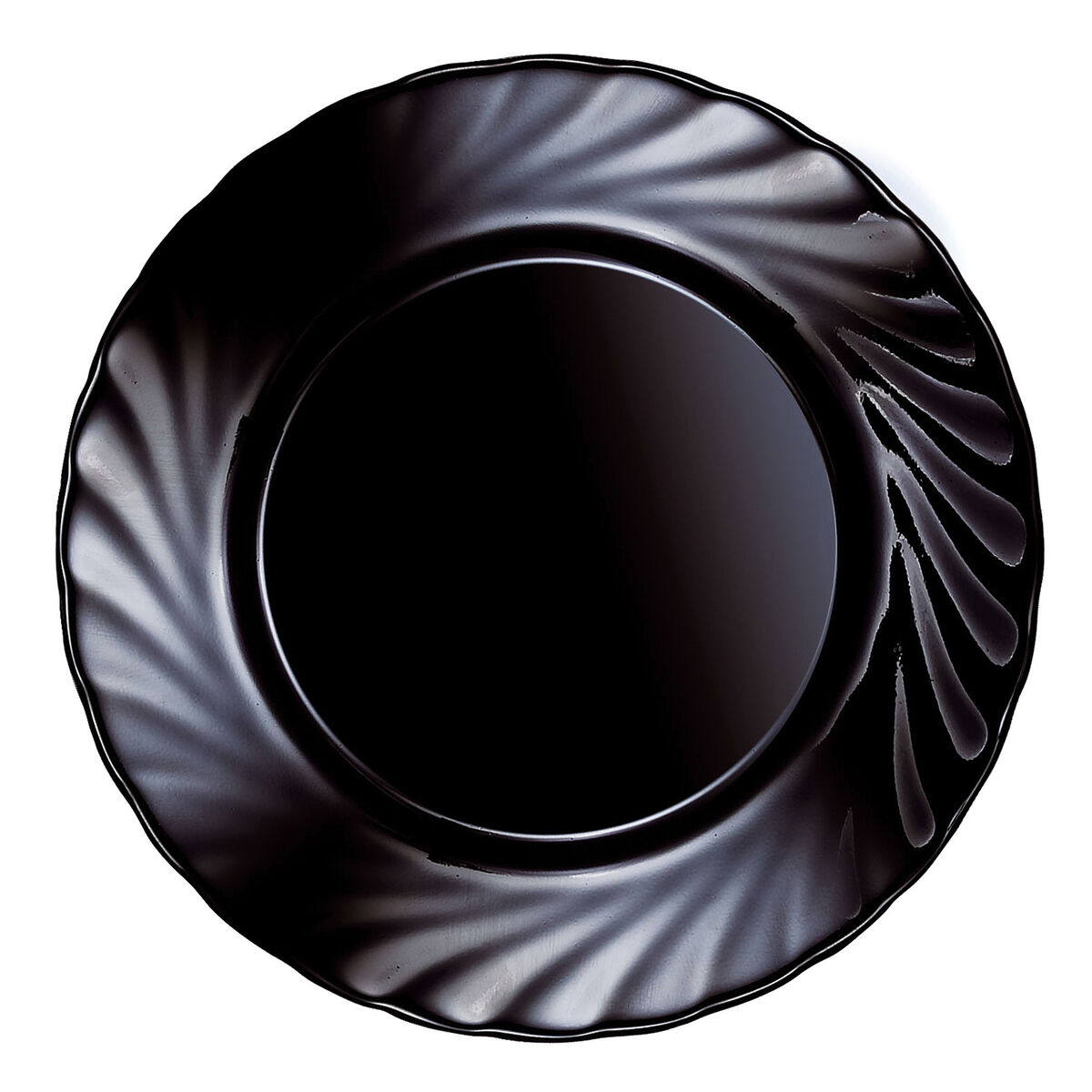 Luminarc Trianon Black Glass Dessert Dish (U 19. 5 سم) (24 قطعة)-3
