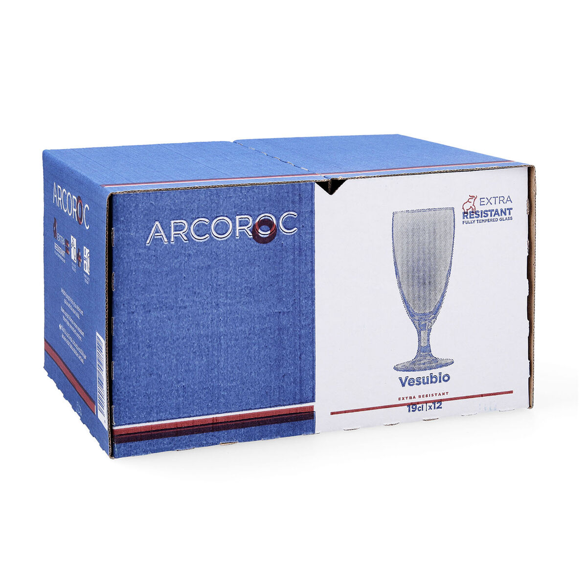 Бокалдар жиынтығы Arcoroc Vesubio мөлдір шырын 12 дана Шыны 190 мл-2