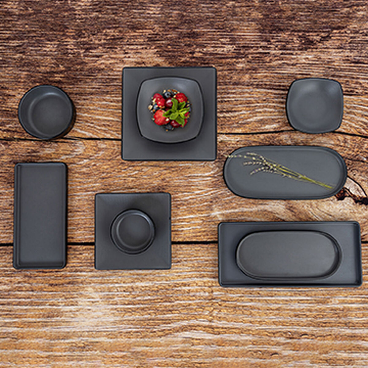 בידאסואה ג 'יו חטיף קערה אפורה פלסטיק 13 x 13 ס 