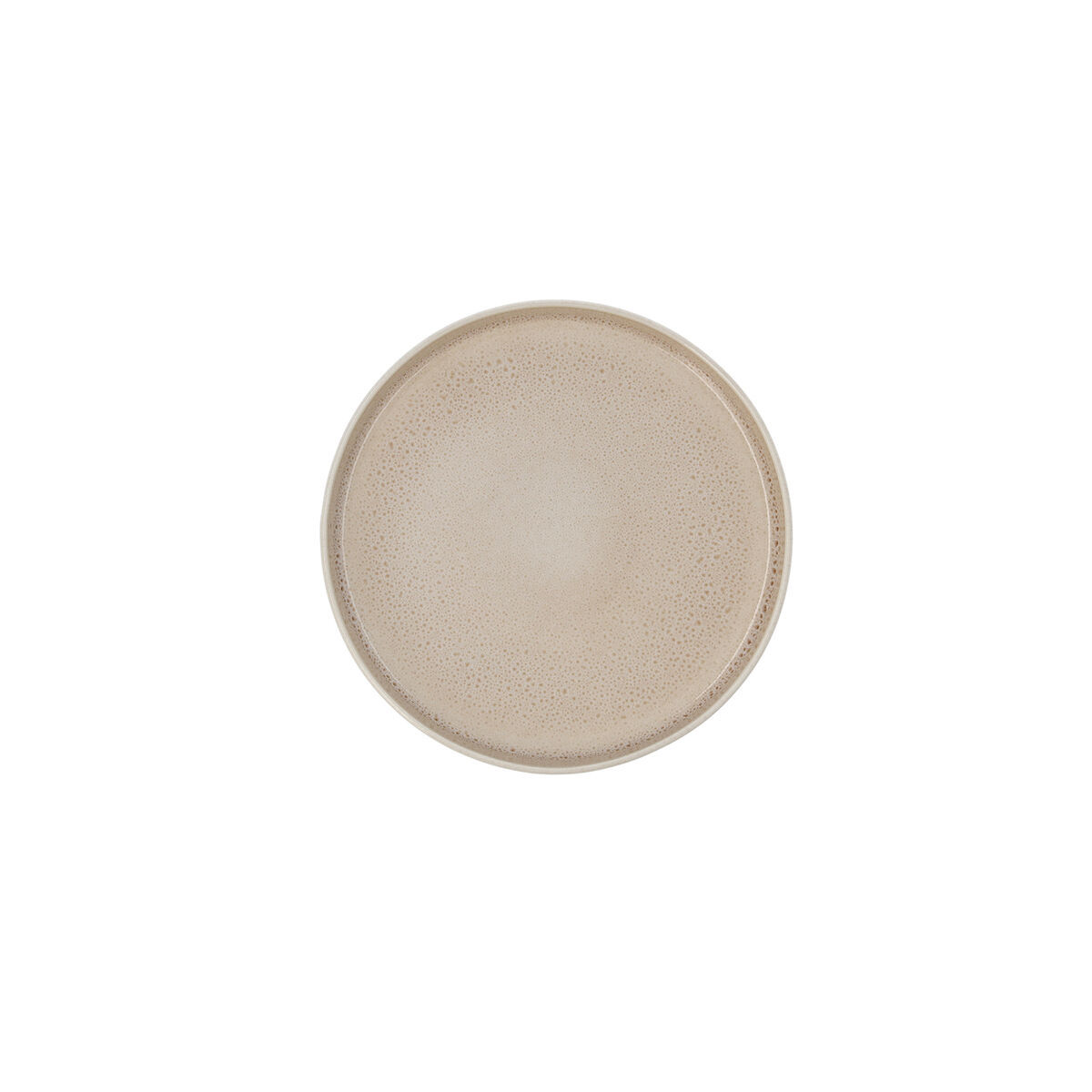 Assiette plate Ariane Porous Céramique Beige V 21 cm (4 pièces)-3