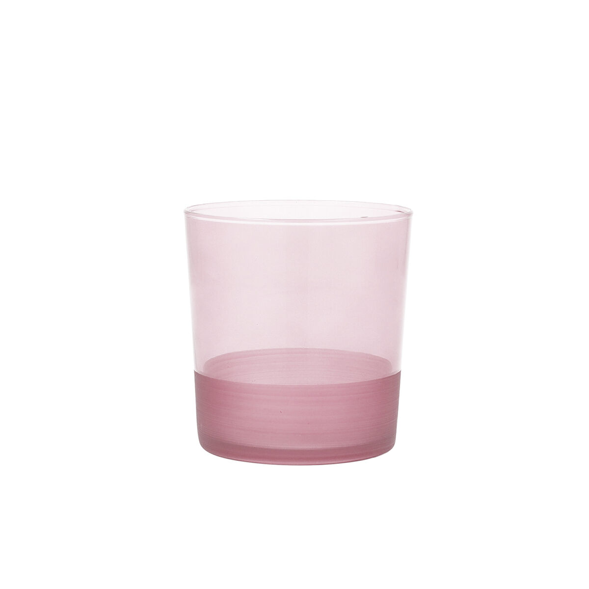 Quid Pincel қызғылт шыны стақаны 380 мл (6 дана)-2