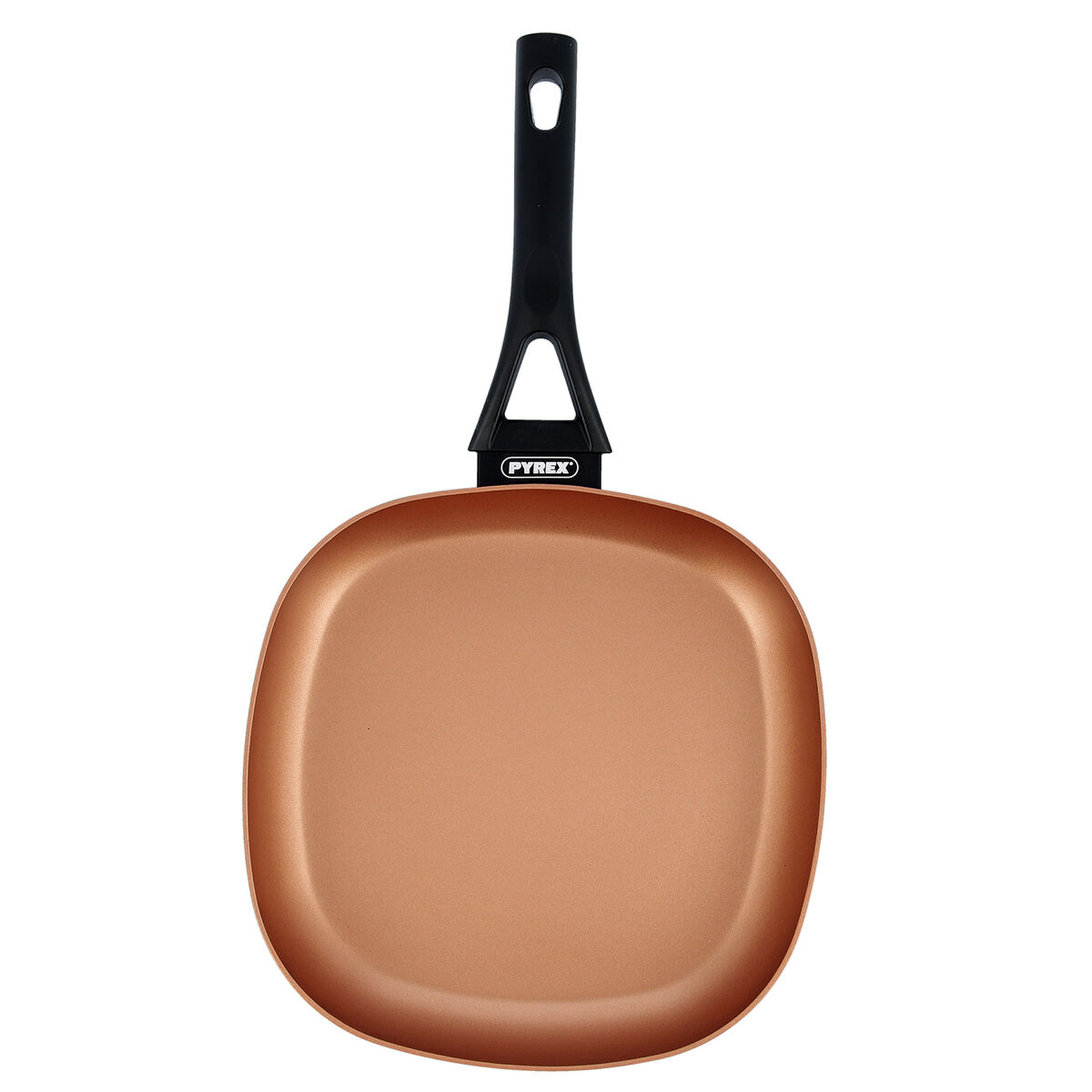 Pan with smooth coating Pyrex Action Square Metal Ø 28 cm-2