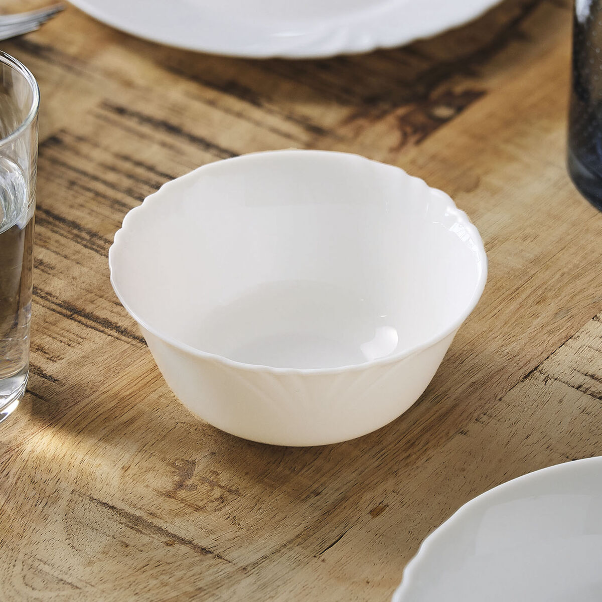 Dish Luminarc Cadix White Glass 12 cm-2