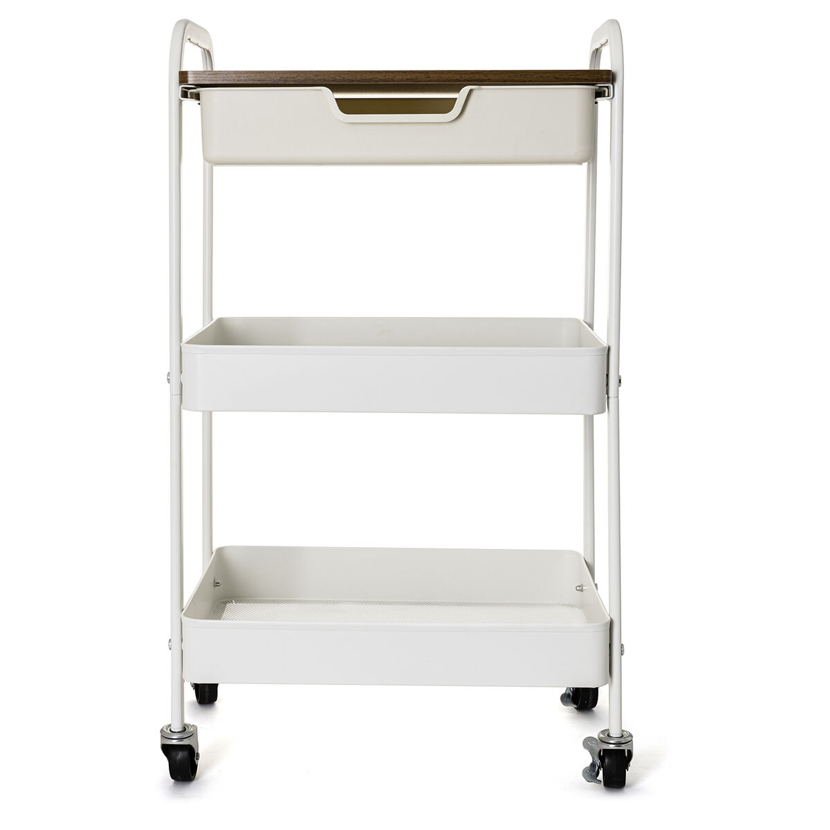 移动床头柜Quid Elvia White Metal 46.5 x 30.5 x 75 km