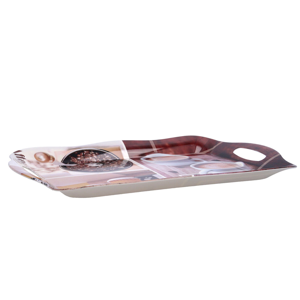 מגש ארוחת בוקר משובץ פלסטיק 42 x 29 x 2. 3 ס 