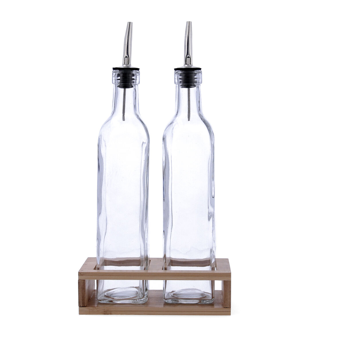 Oil and vinegar set Quid Naturalia Clear Glass 550 ml-4