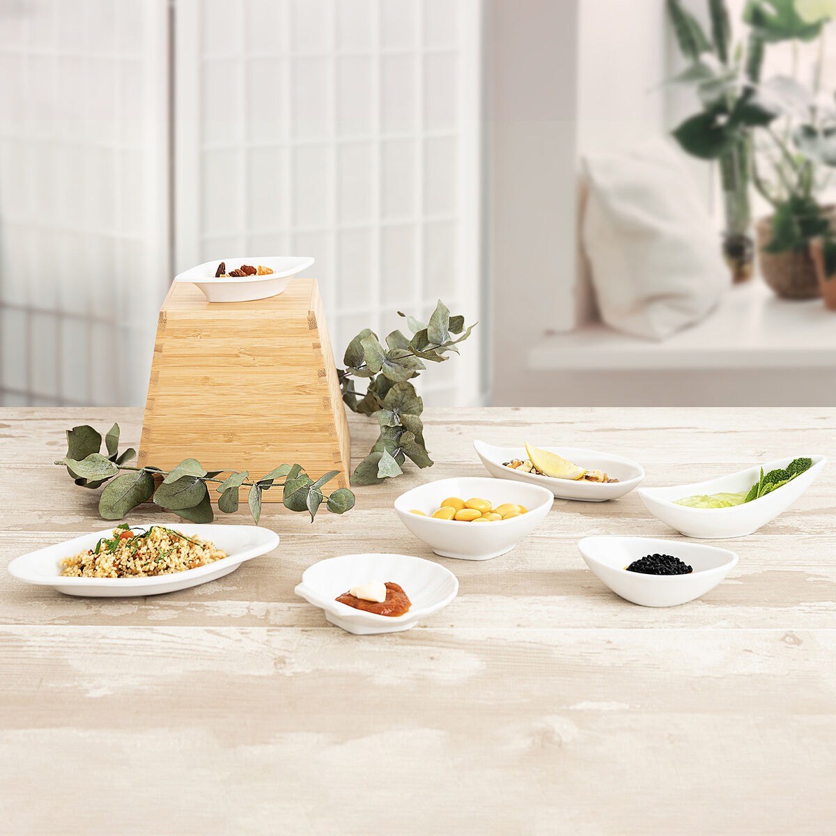 Quid Select Snack Tray White Plastic 17 x 9.5 x 2 cm (20 pieces)-2