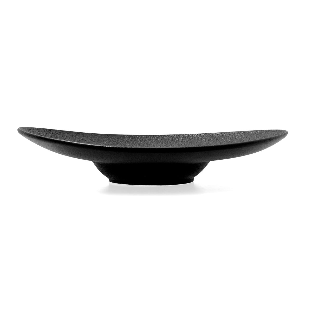 Deep Dish Bidasoa Fossil Black Ceramics Oval 27.3 x 22.2 x 5.7 cm (8 pieces)-6