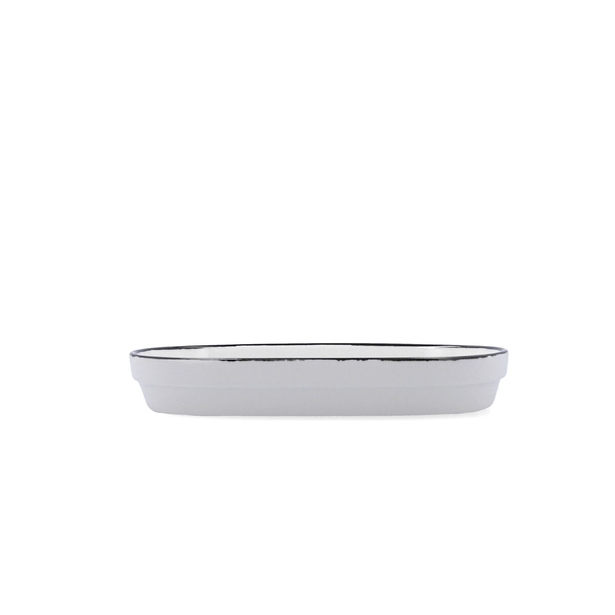 Ariane Vital Filo Snack Tray White Black Ceramics Alumina 17.3 x 2.6 x 10 cm (8 pieces)-5