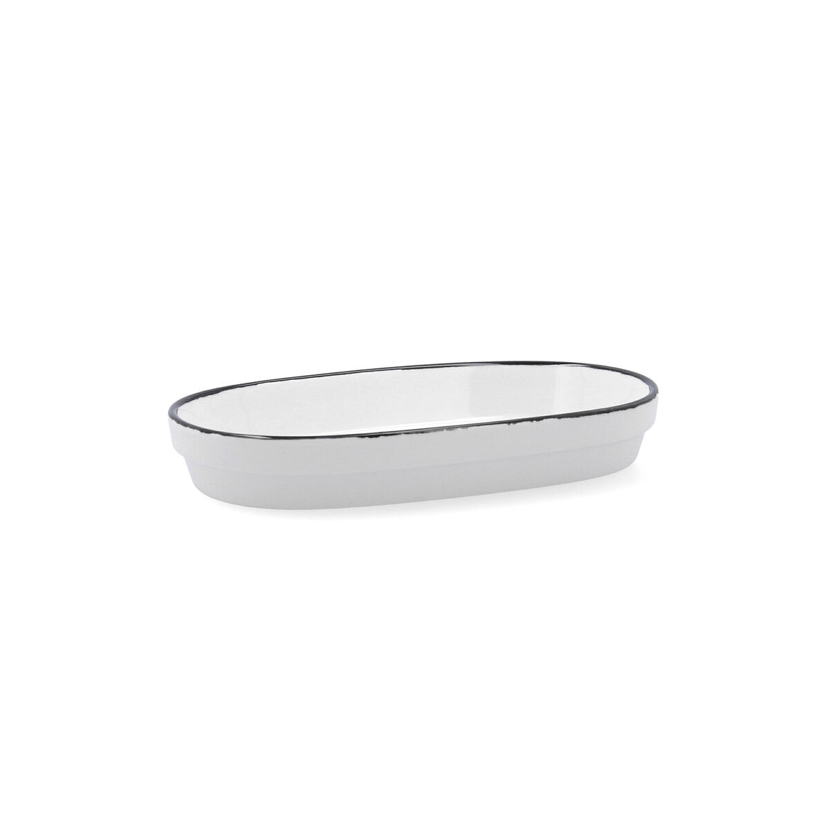 Ariane Vital Filo Snack Tray White Black Ceramics Alumina 17.3 x 2.6 x 10 cm (8 pieces)-6
