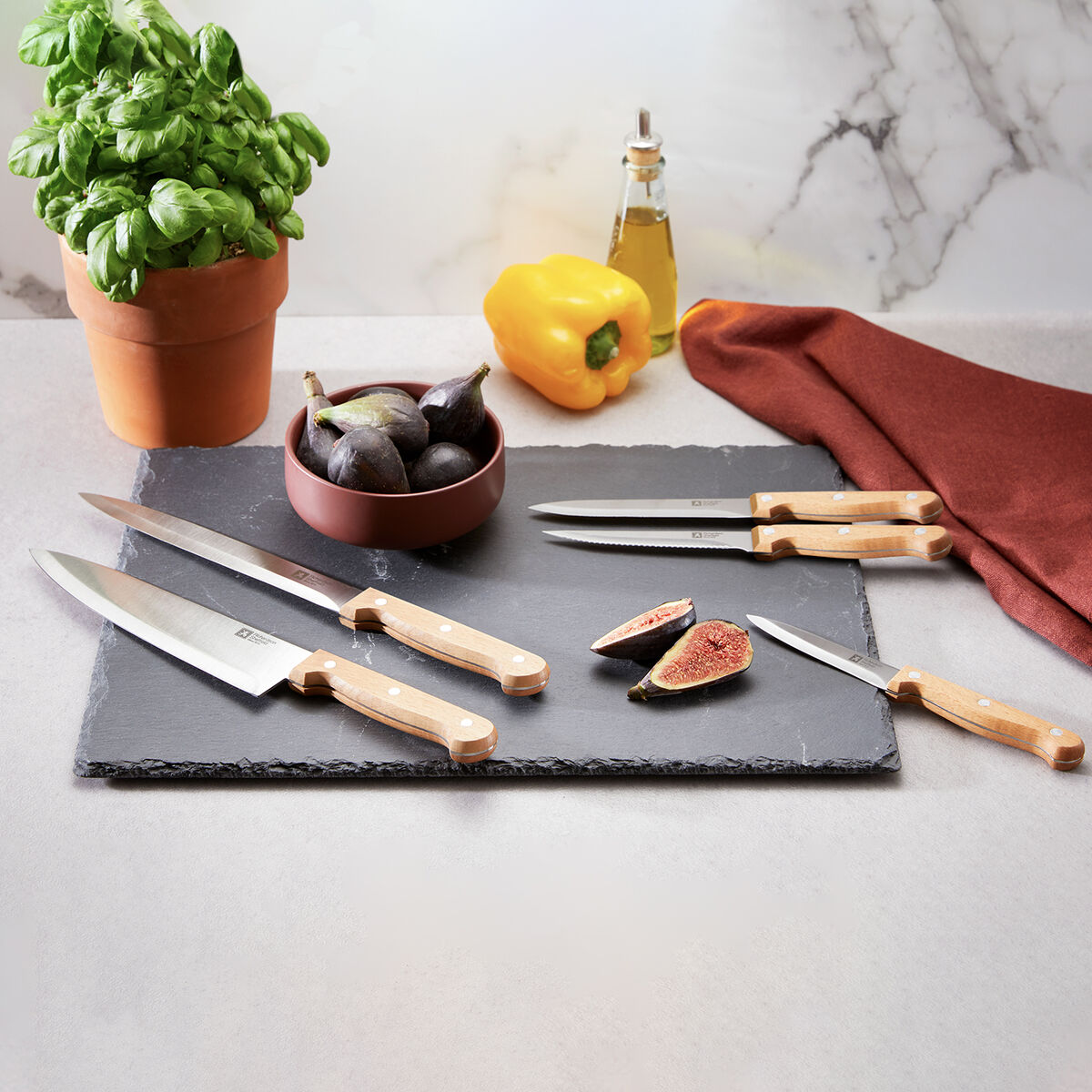 Нож для отбивных Richardson Sheffield Artisan Чёрный Деревянный Металл Нержавеющая сталь 11 cm (6 штук)-2