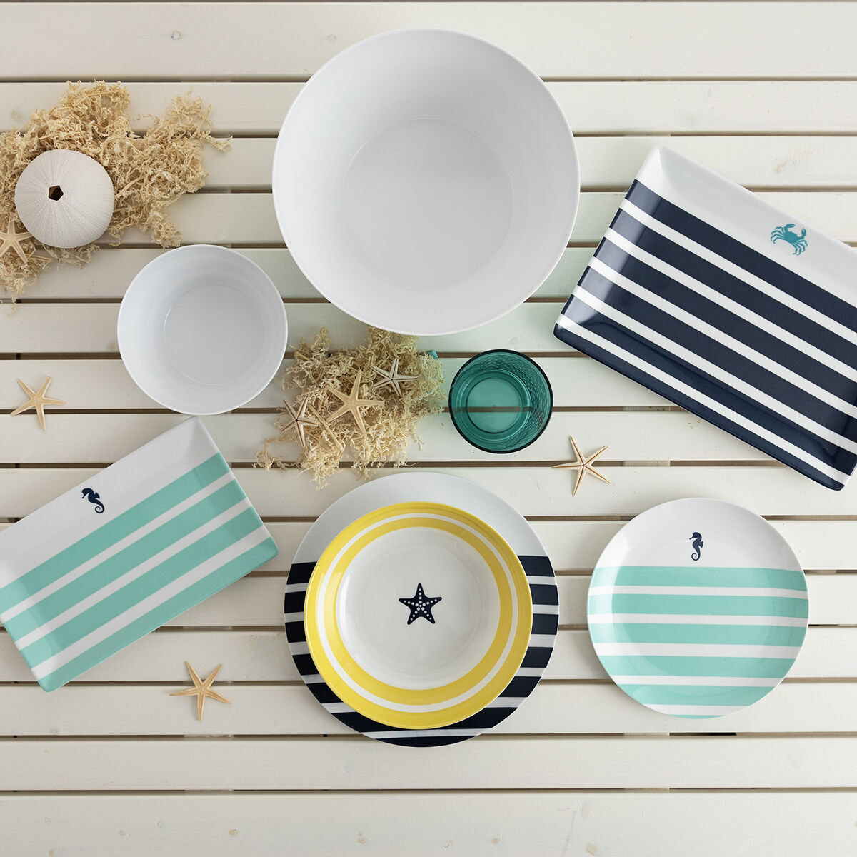 Quid Atlantic Snack Tray Multicolored Bioplastic 25 x 15 x 2 cm (12 pieces)-3