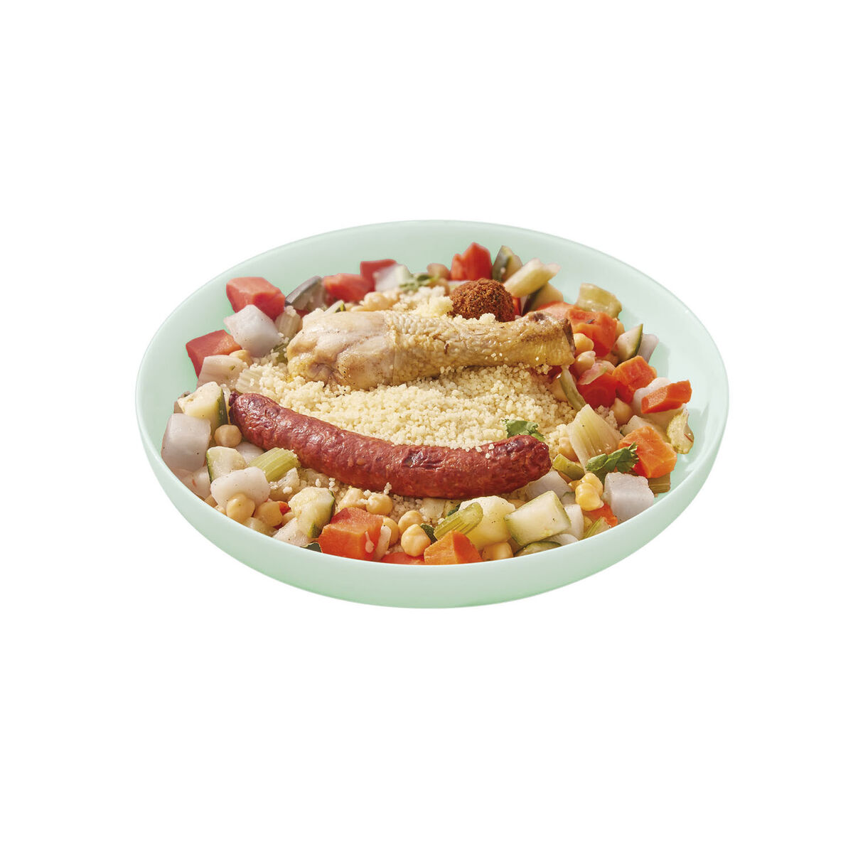 Deep dish Luminarc Diwali Paradise Green Glass 29 cm (12 pieces)-2