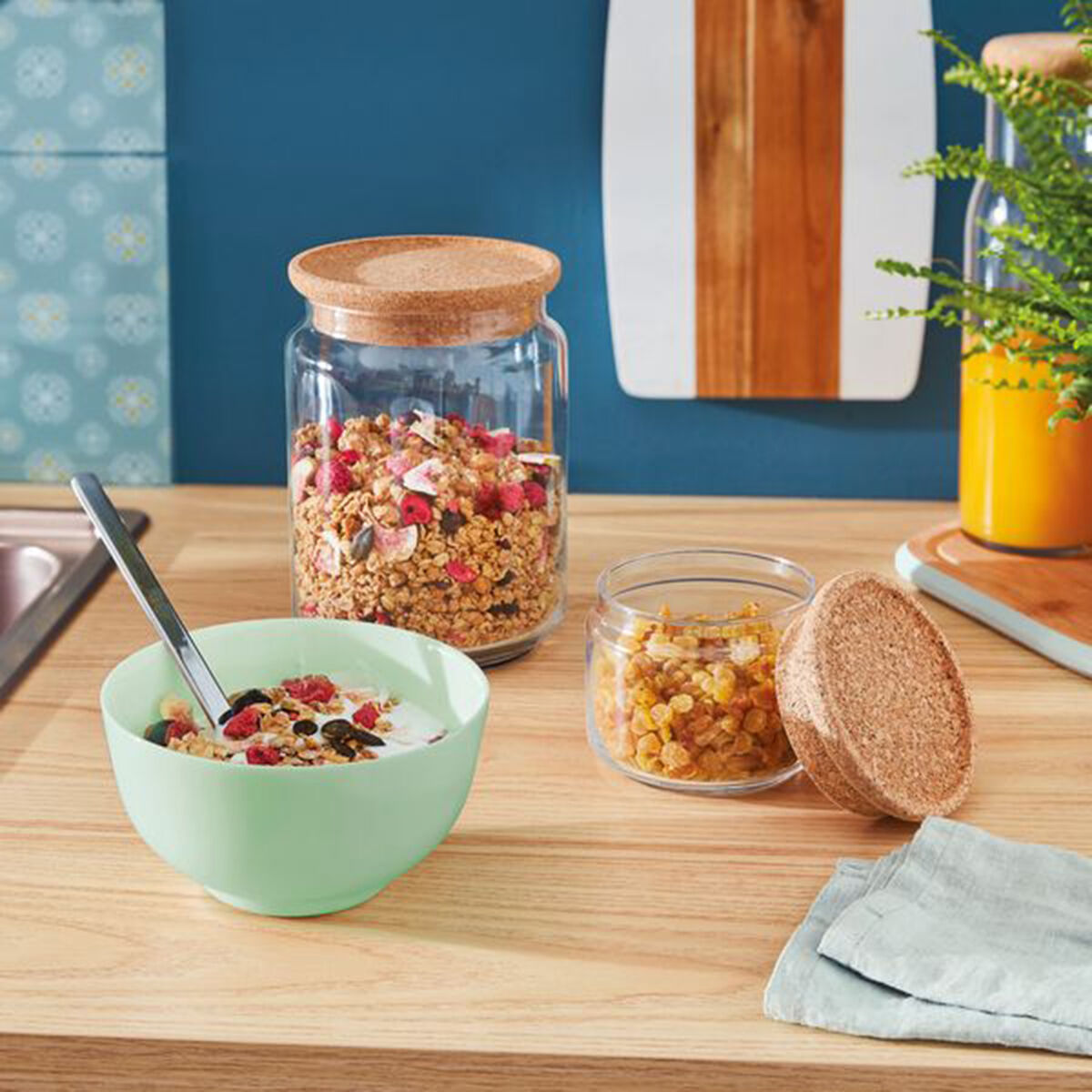 Dish Luminarc Diwali Paradise Green Glass 14.5 cm (24 pieces)-2