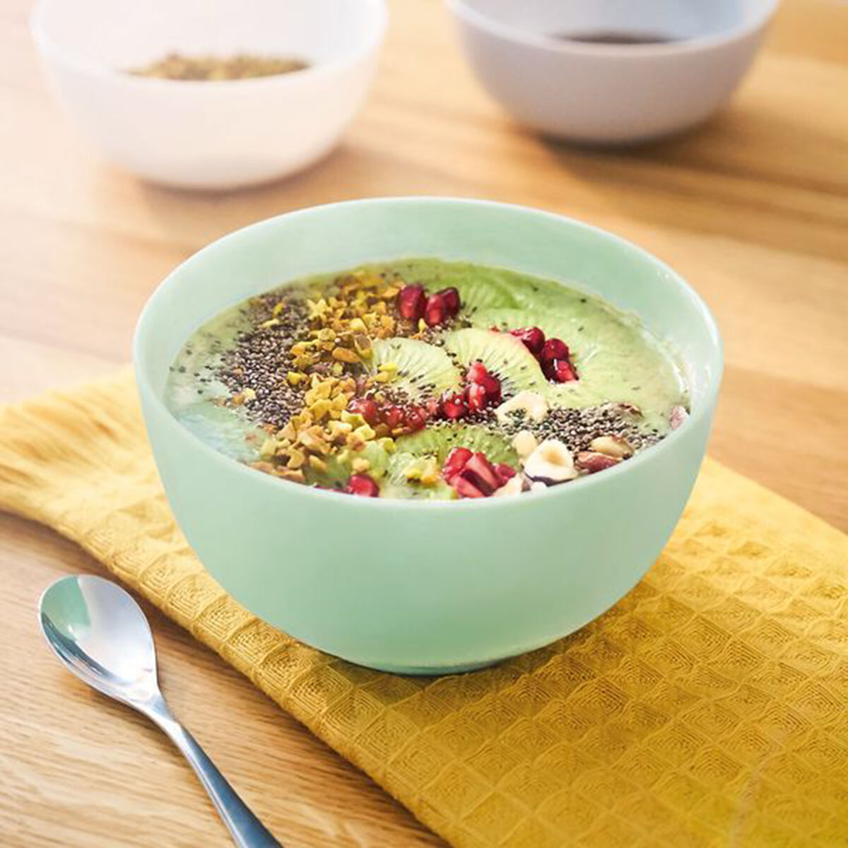 Dish Luminarc Diwali Paradise Green Glass 14.5 cm (24 pieces)-3