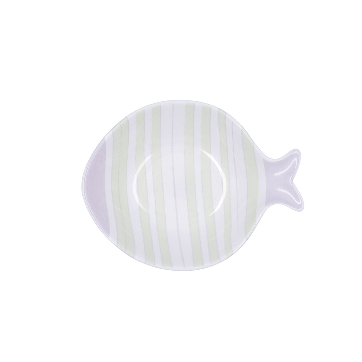 Dish Quid Kaleido Two-Tone Ceramics Fish 15 x 13 x 4 cm (4 pieces)-6