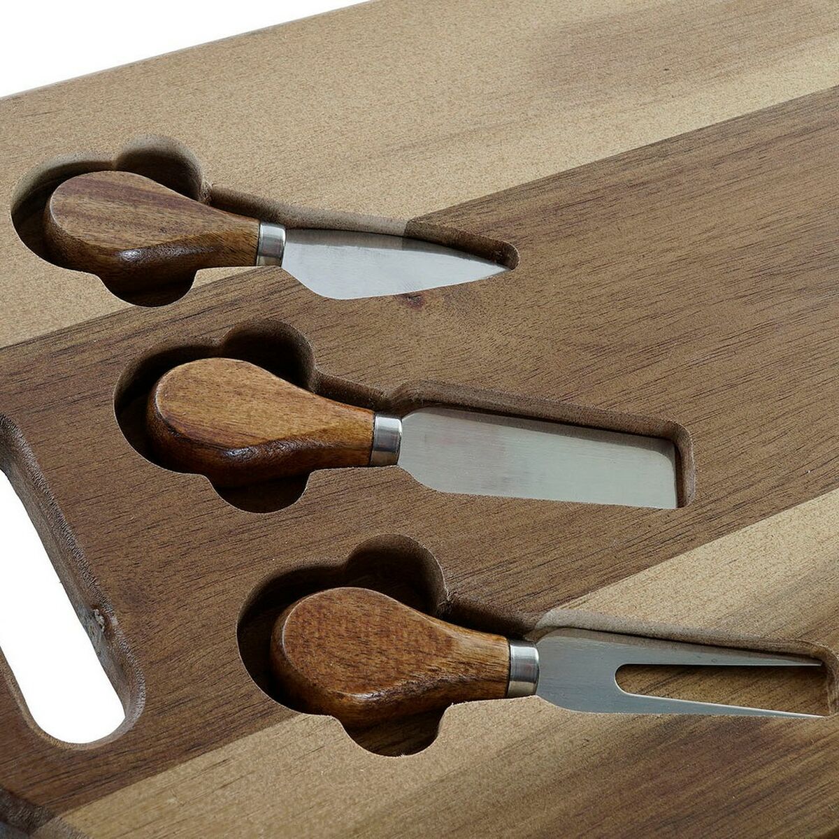 Cutting board DKD Home Decor 42 x 25 x 2.2 cm Natural acacia wood-3