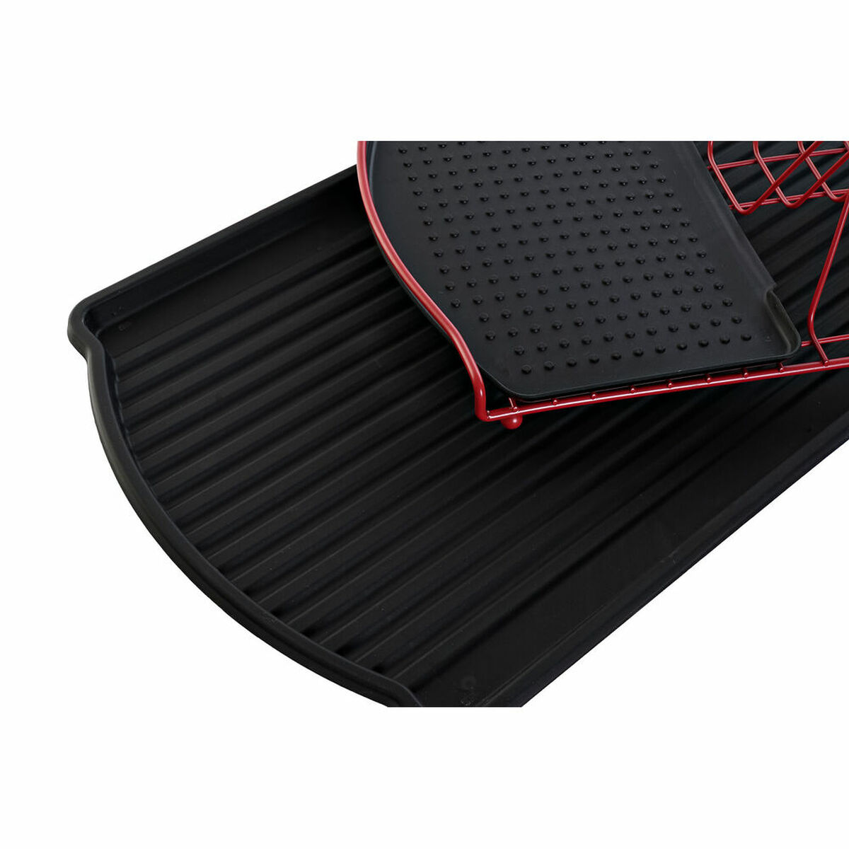 Washing dryer DKD Home Decor Black Red Metal Polypropylene 47.5 x 26.5 x 11 cm-5