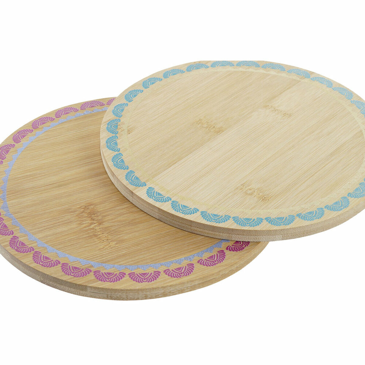 Подставка под горячее DKD Home Decor Boho 20 x 20 x 1 cm бирюзовый Тёмно Бордовый Колониальный-2