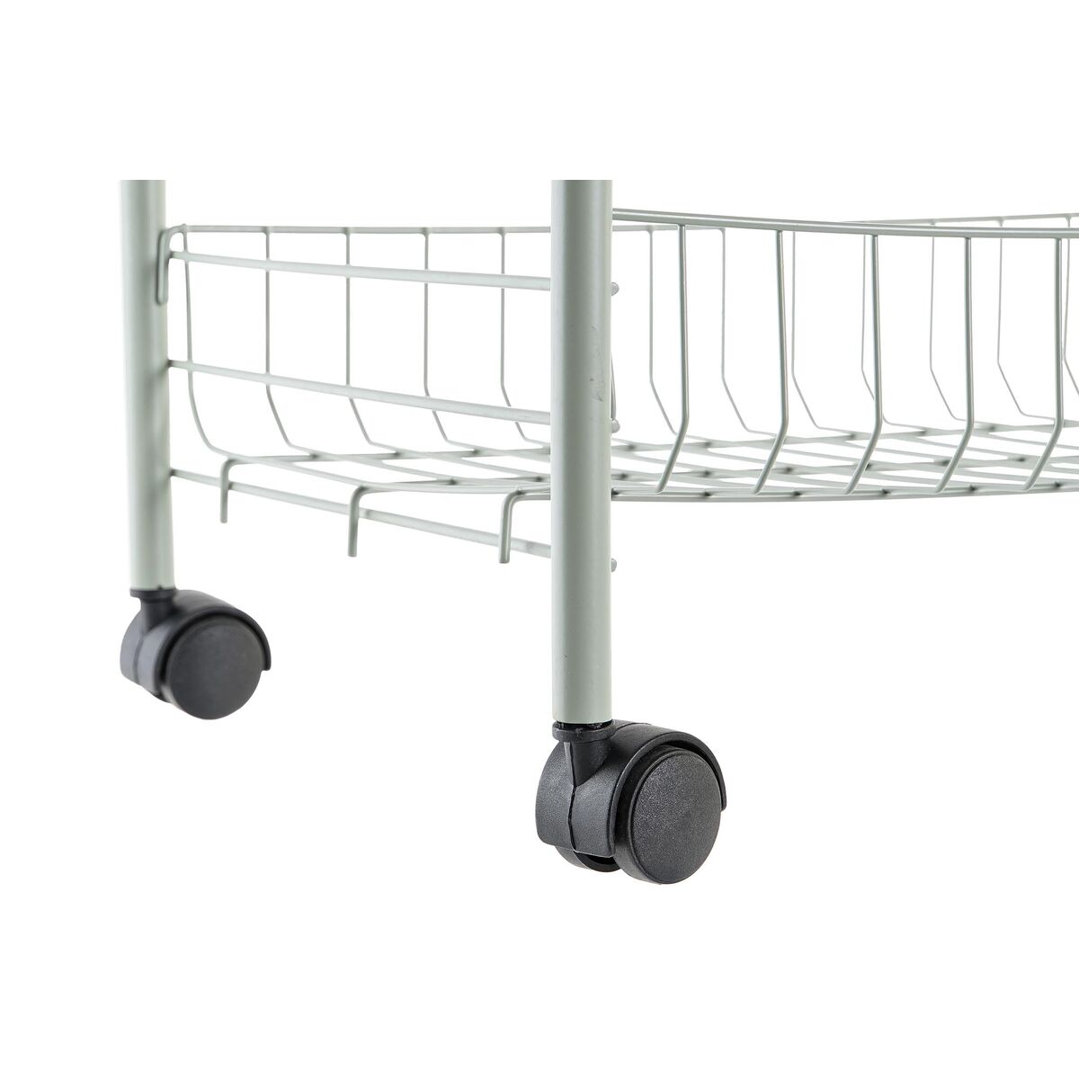 Table Cart DKD Home Decor Green Metal Polypropylene 40 x 26 x 62 cm-2