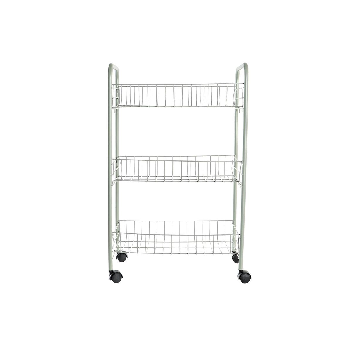 Table Cart DKD Home Decor Green Metal Polypropylene 40 x 26 x 62 cm-3