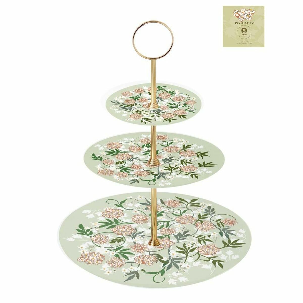 Fruit Bowl DKD Home Decor Green Beige Metal Porcelain 27 x 27 x 34 cm-4