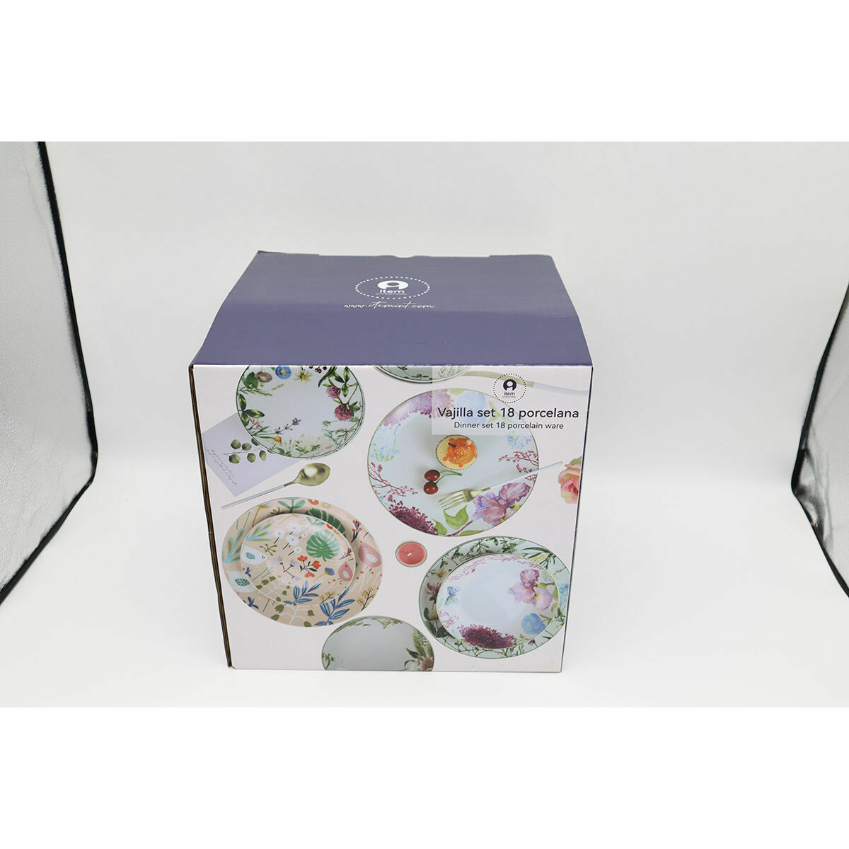 Cookware set DKD Home Decor Porcelain Multi-colored 18 Items (27 x 27 x 3 cm)-2