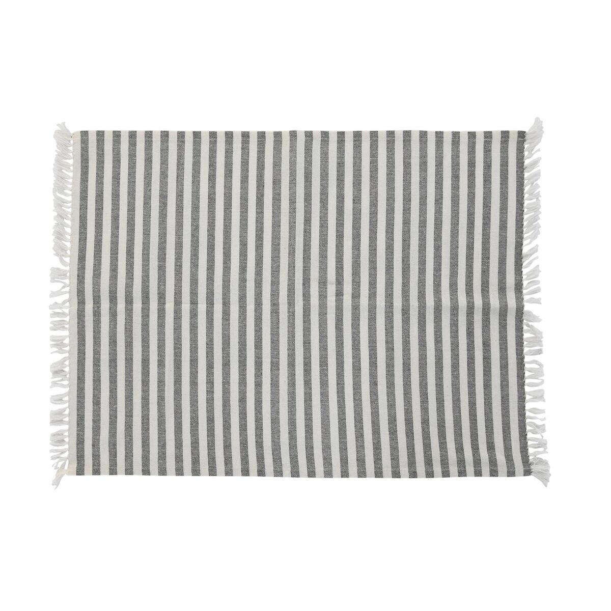 Фартук с карманом DKD Home Decor 70 x 1 x 85 cm Серый Хлопок Белый Зеленый-3