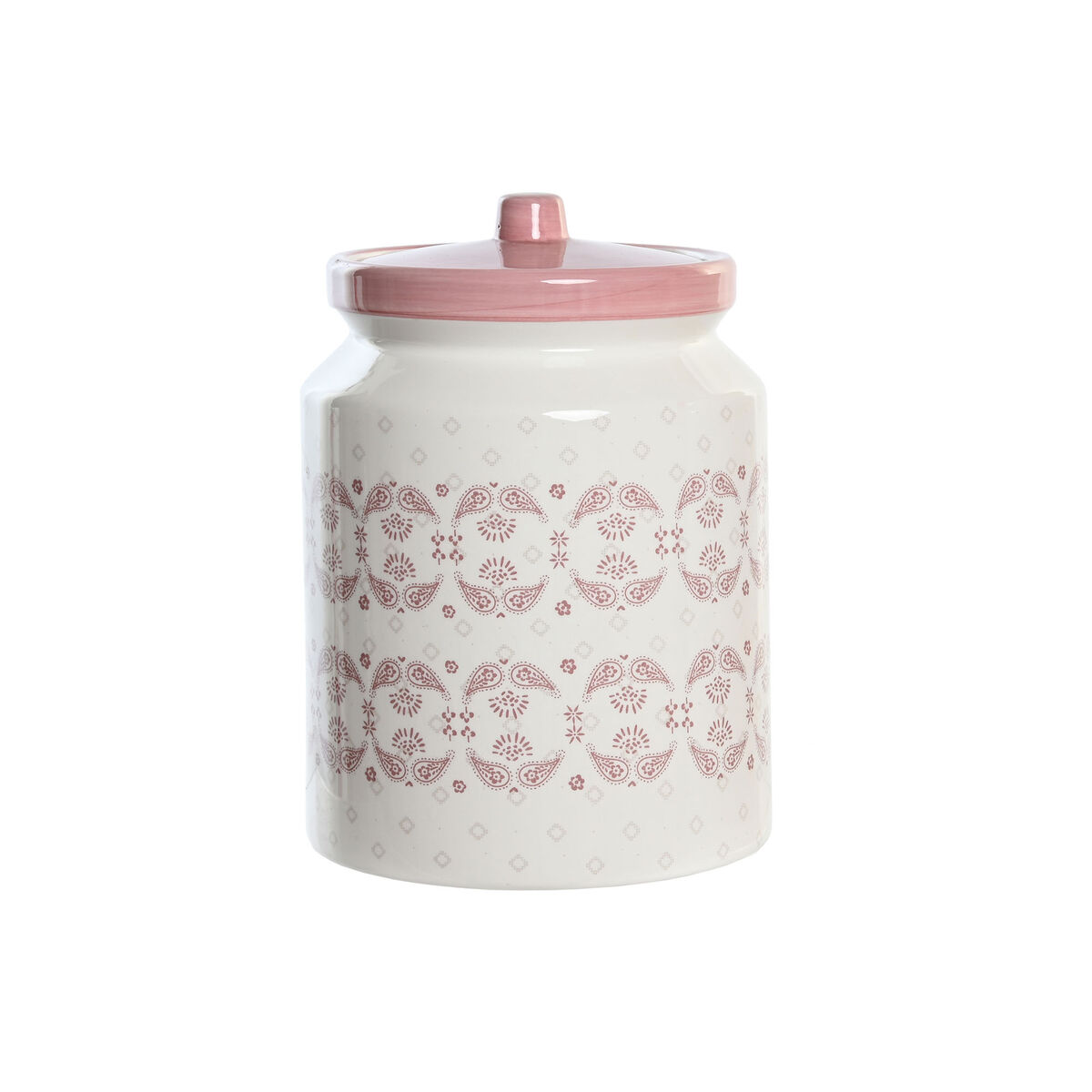 Barco DKD Home Decor 15,5 x 15,5 x 21 cm Rosa Blanco Dolomite