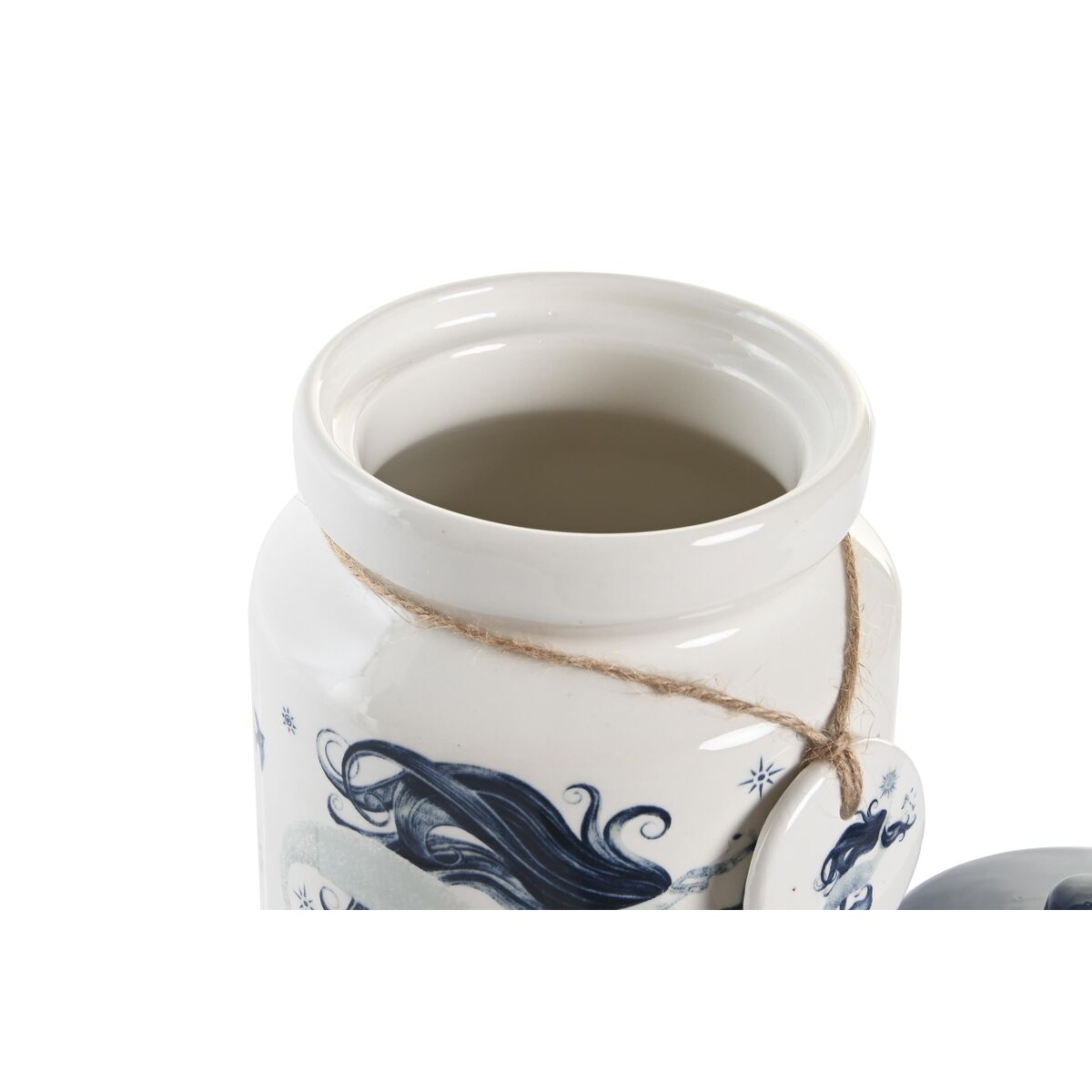 Лодка DKD Home Decor 12 x 12 x 16 cm Синий Белый Dolomite (3 штук)-3