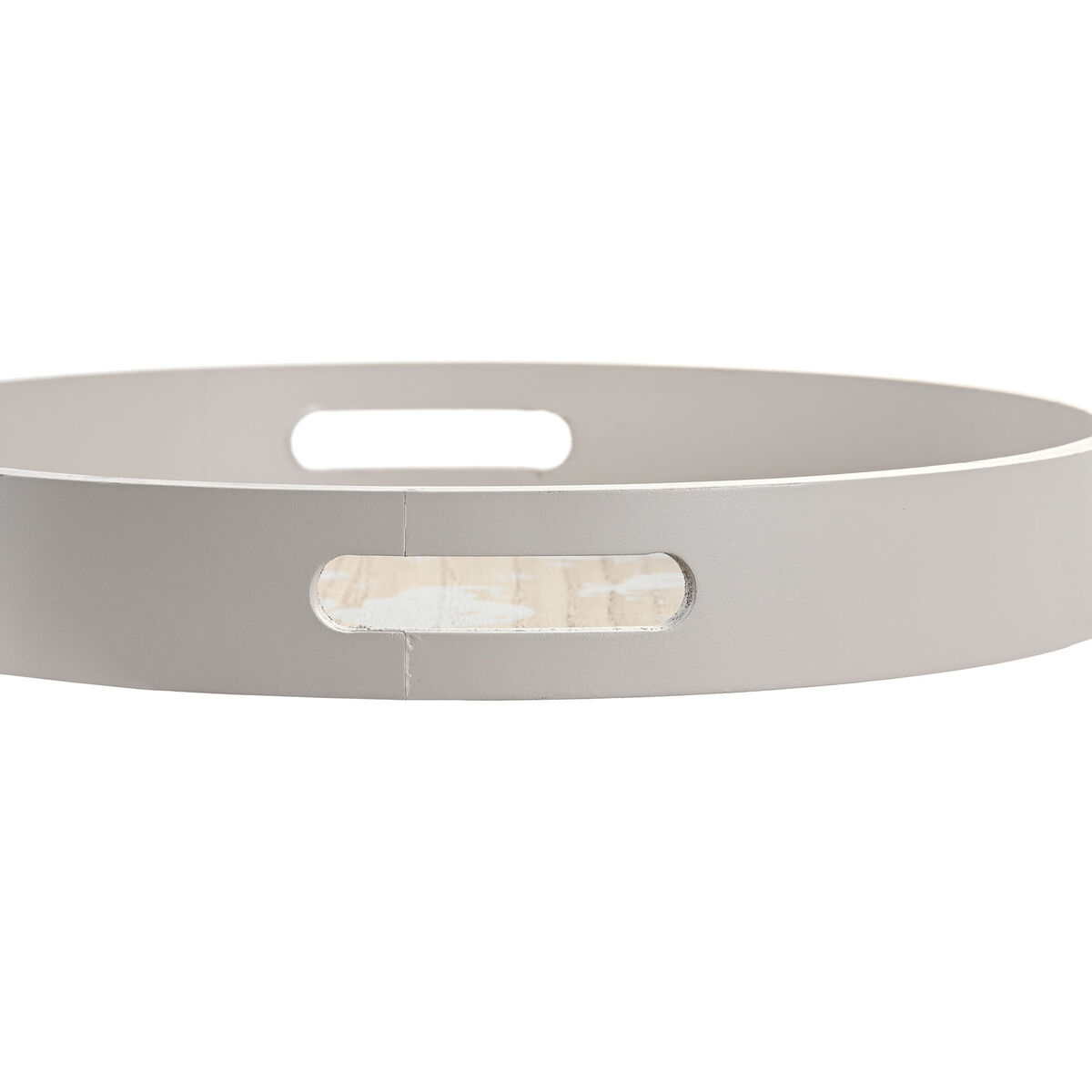 Snack tray DKD Home Decor Blue White 35 x 35 x 5 cm Wooden MDF (2 pieces)-2