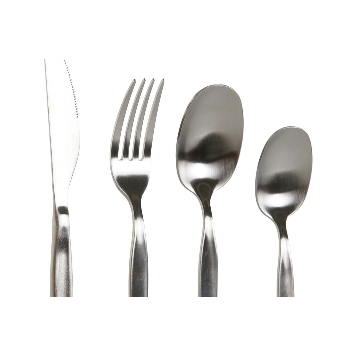 Столовые приборы DKD Home Decor Серебристый Нержавеющая сталь 2 x 0,5 x 22 cm 24 Предметы-2