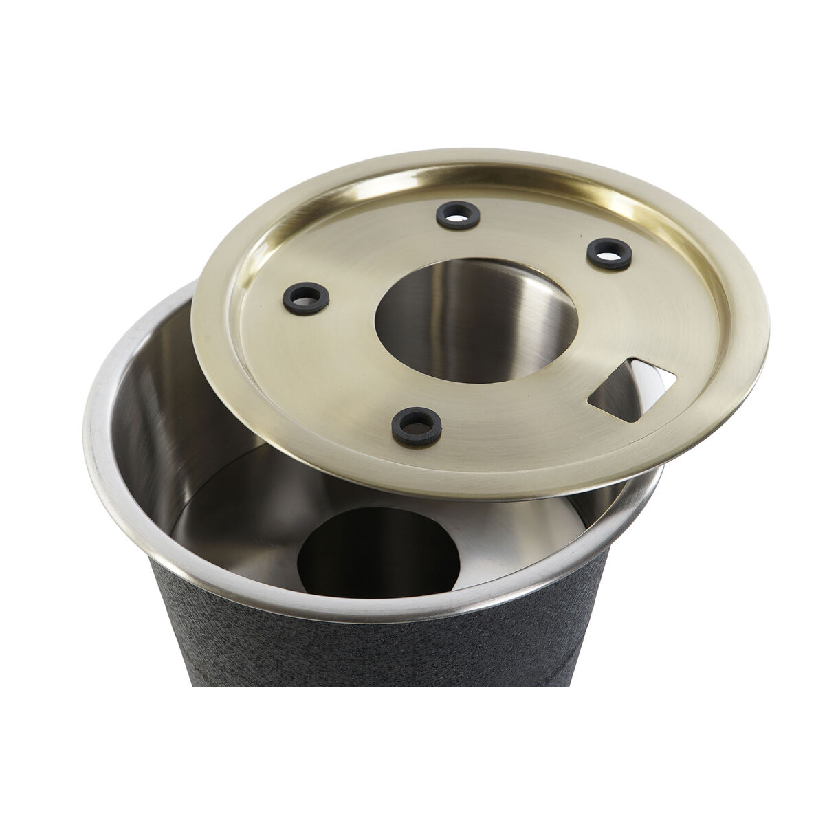 準備雞尾酒DKD Home Decor Black鍍金不銹鋼系列22 x 22 x 21 cm-4