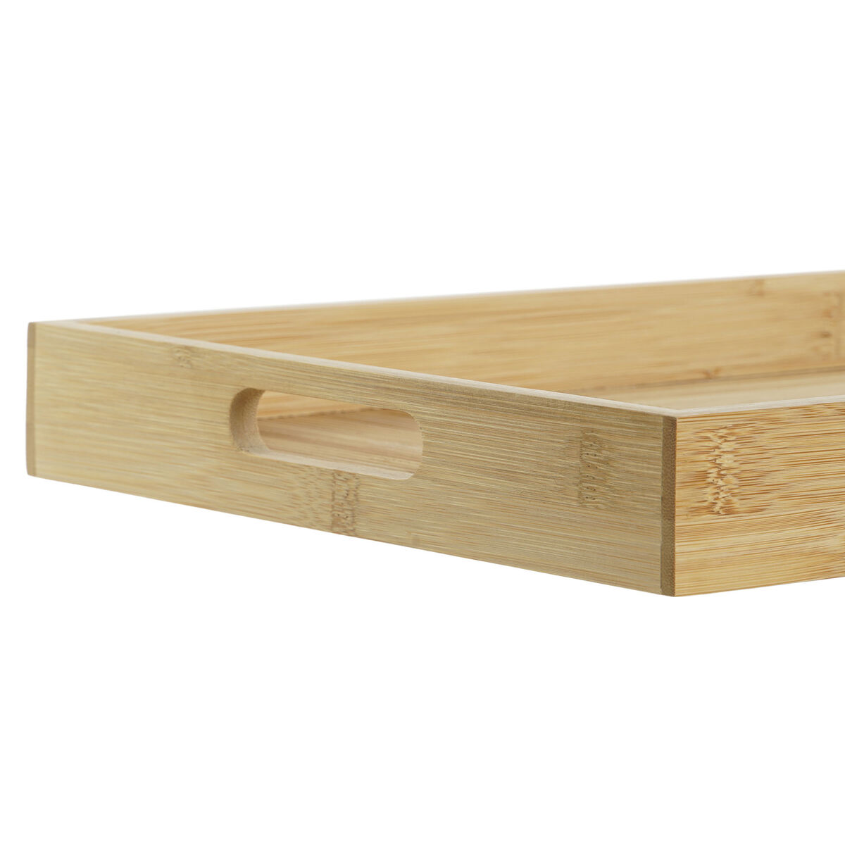 DKD Home Decor Tray Natural Bamboo 43 x 27 x 4.5 cm-2