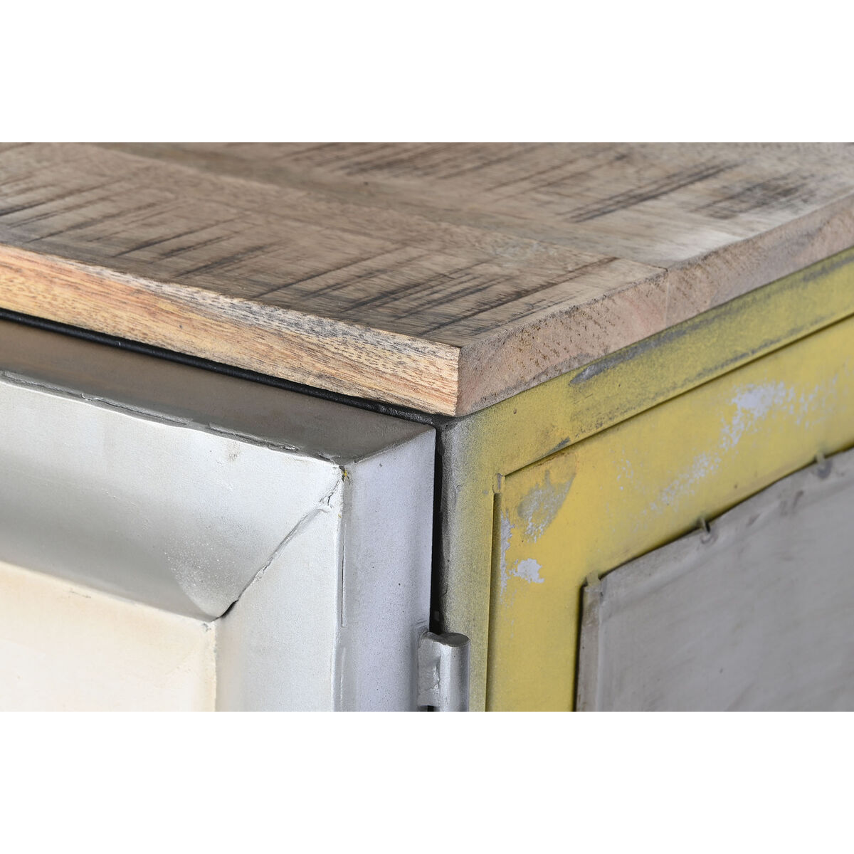 Şişe standı DKD Ev Dekorasyonu Sarı Metal 58 x 45 x 134 cm-6