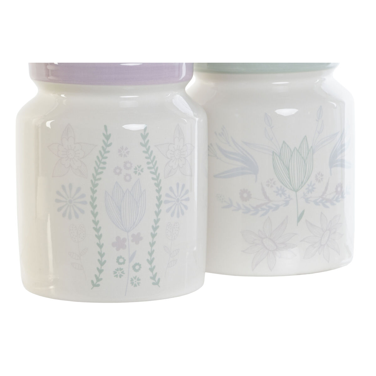 Лодка DKD Home Decor Зеленый Разноцветный Лиловый Металл Деревянный MDF 12 x 12 x 25 cm (2 штук)-3