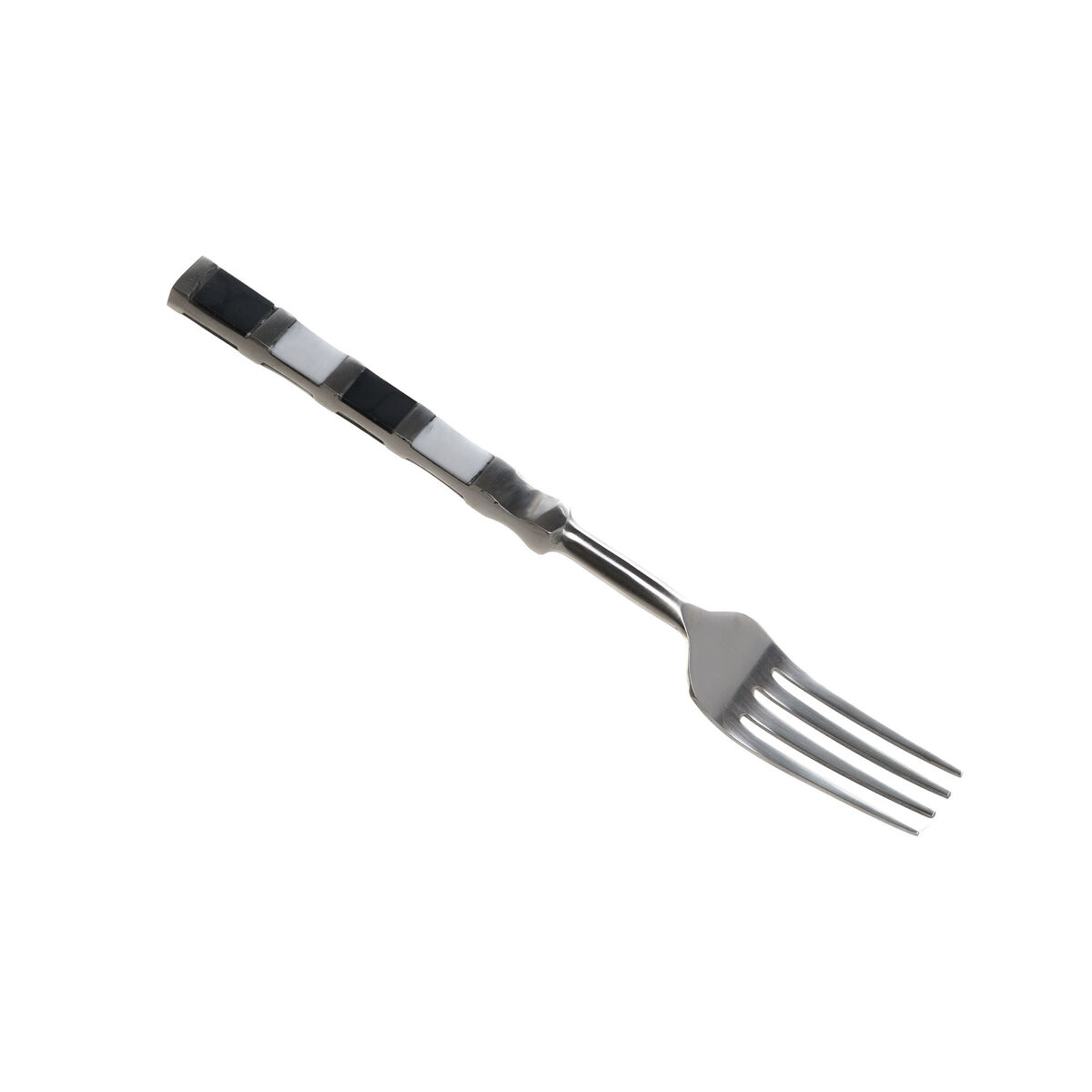 Столовые приборы DKD Home Decor Чёрный Серебристый Смола Нержавеющая сталь 4,5 x 1,5 x 22 cm 16 Предметы-4