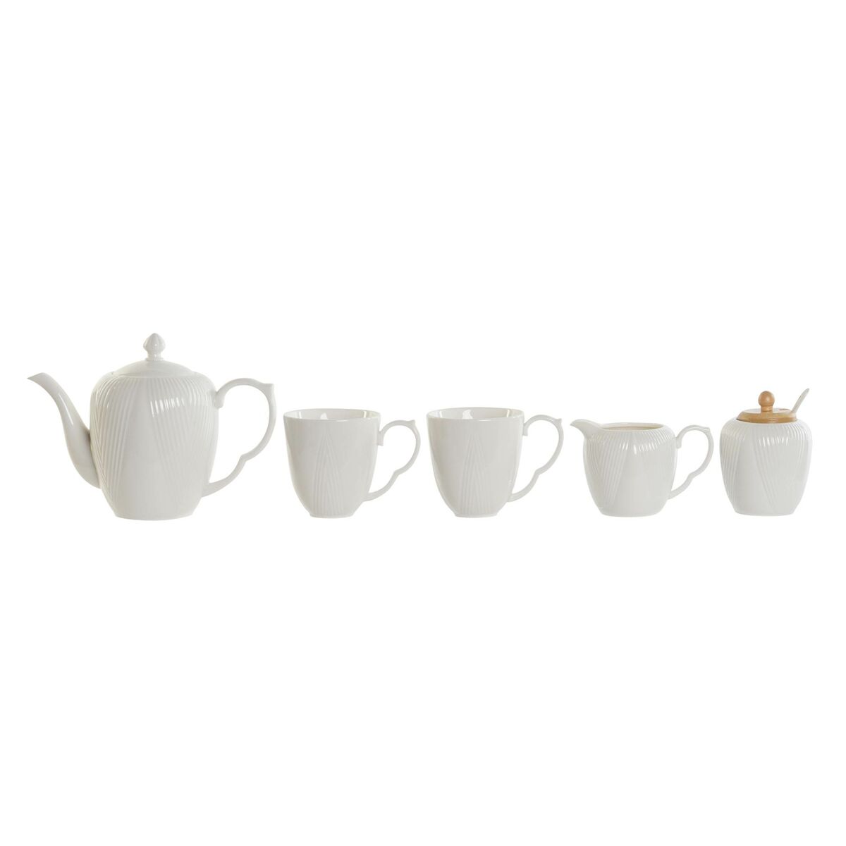 Молочник и сахарница DKD Home Decor-2