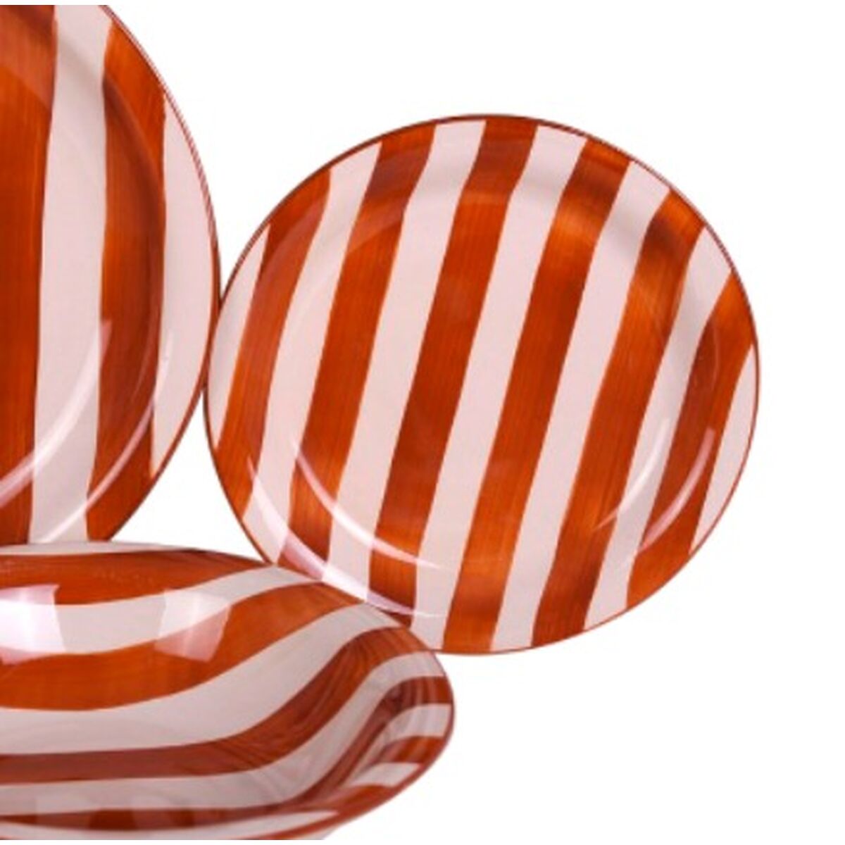 טבלוור Home ESPRIT קרמיקה אדומה קרניים ים תיכוניות 26. 5 x 26. 5 X 3 ס 