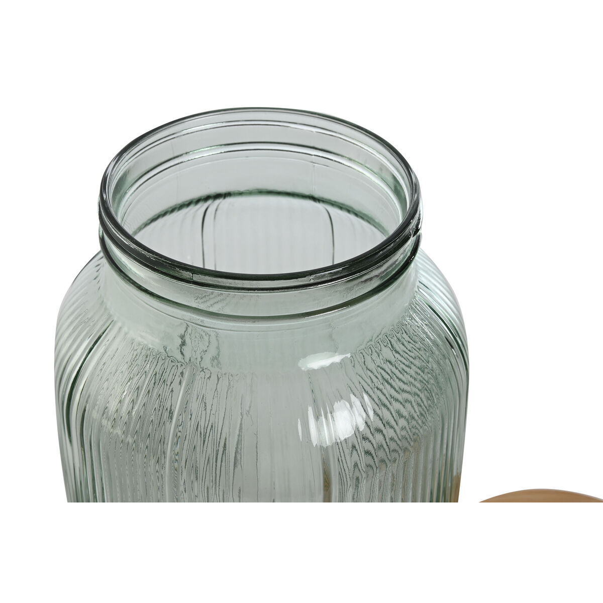 홈 ESPRIT 음료 디스펜서 실버 실리콘 대나무 유리 플라스틱 5. 5 L 18 x 18 x 31 cm-3