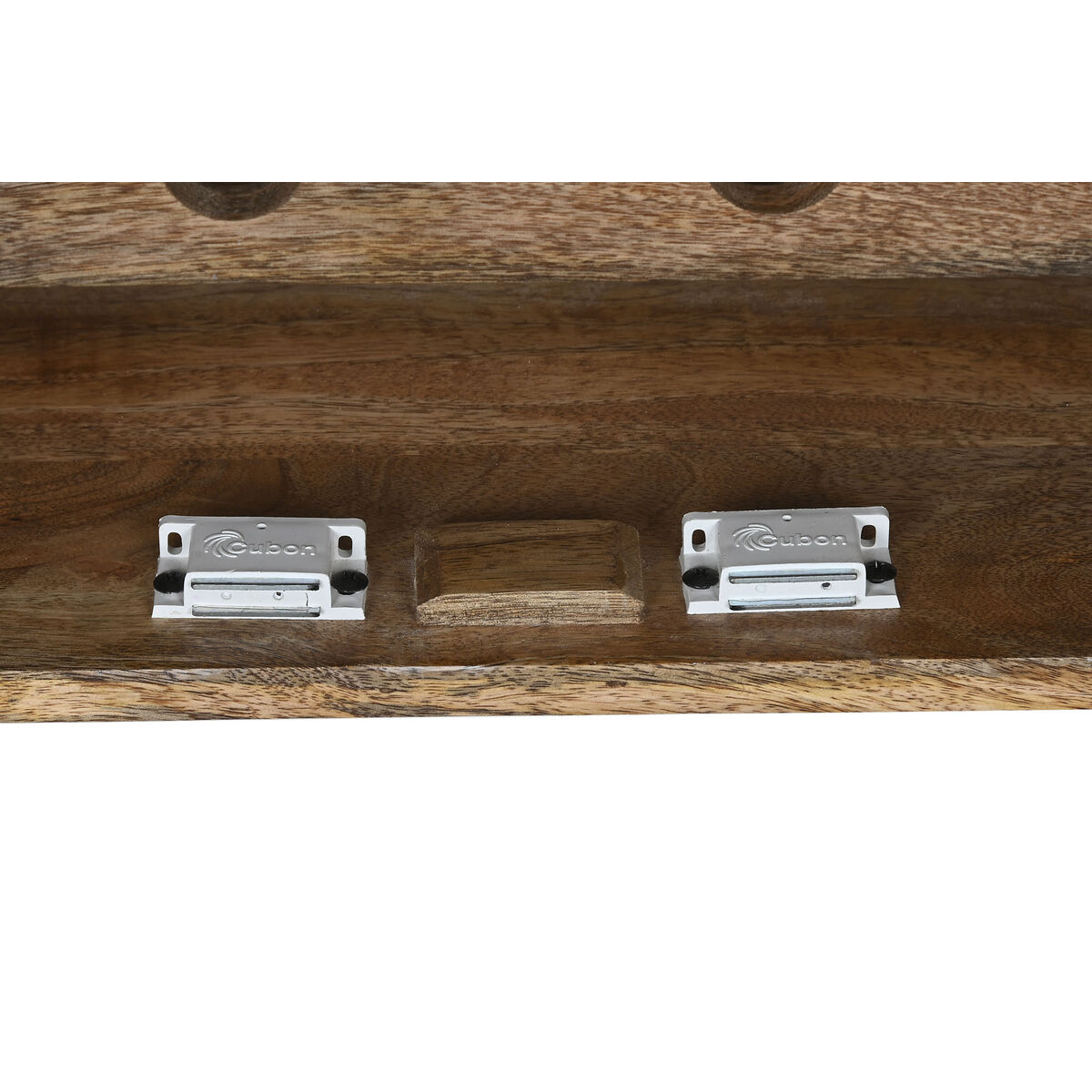 Şişe Standı Home ESPRIT Beyaz Mango Ahşap 84 x 41 x 108 cm-8