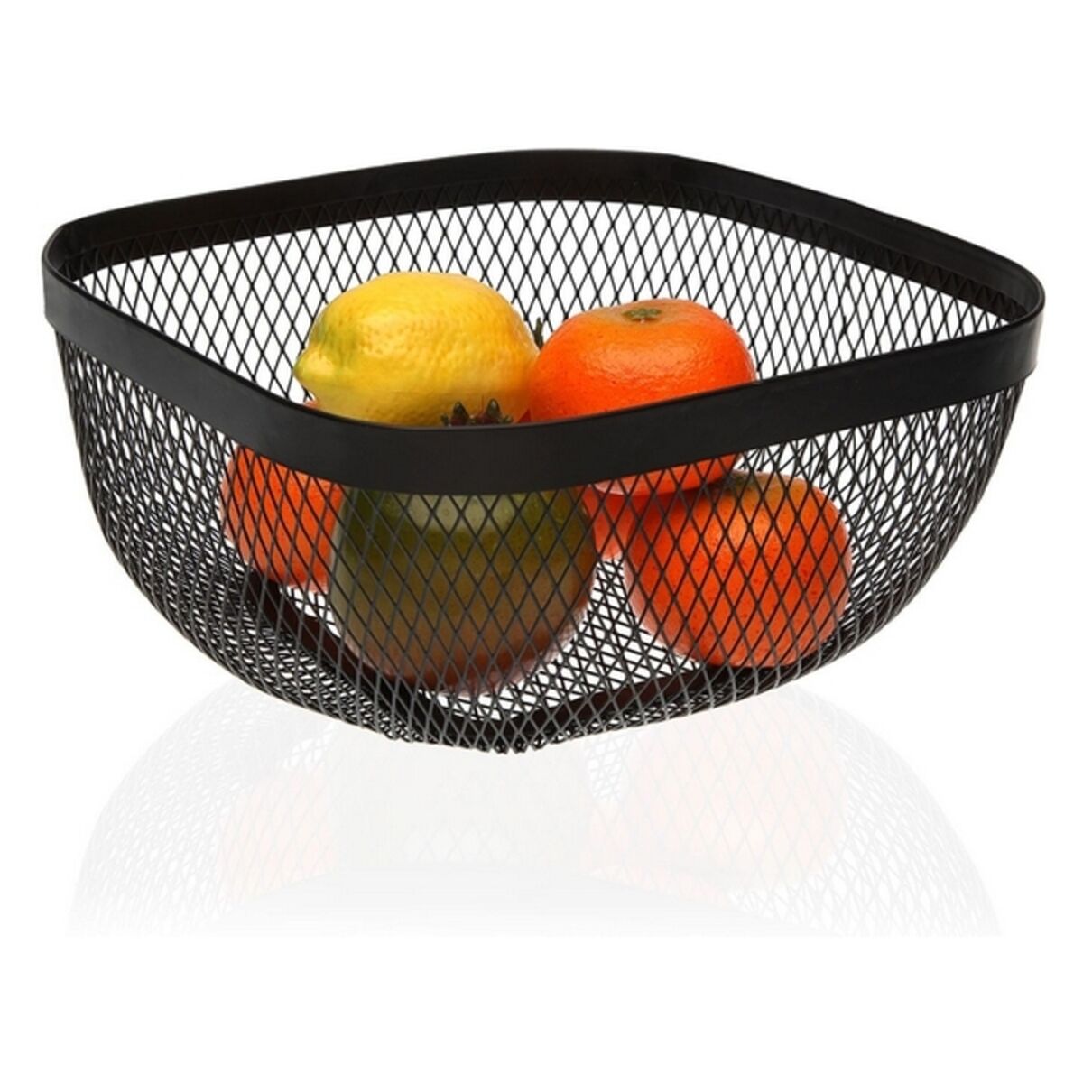 Fruit bowl Metal Steel (26.5 x 12.5 x 26.5 cm)-2