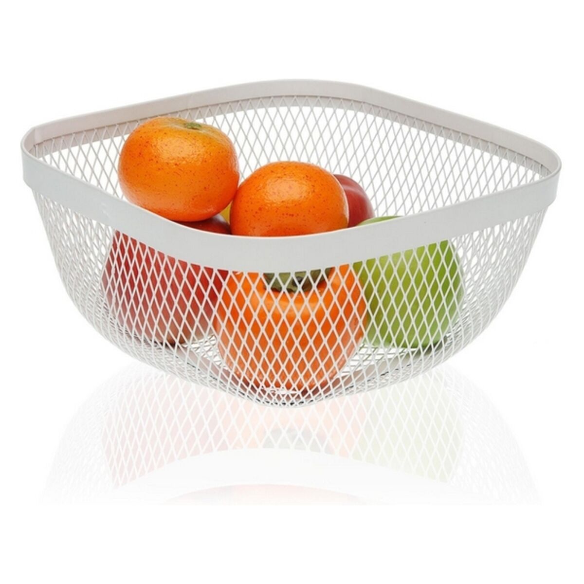 Fruit bowl Metal Steel (26.5 x 12.5 x 26.5 cm)-4
