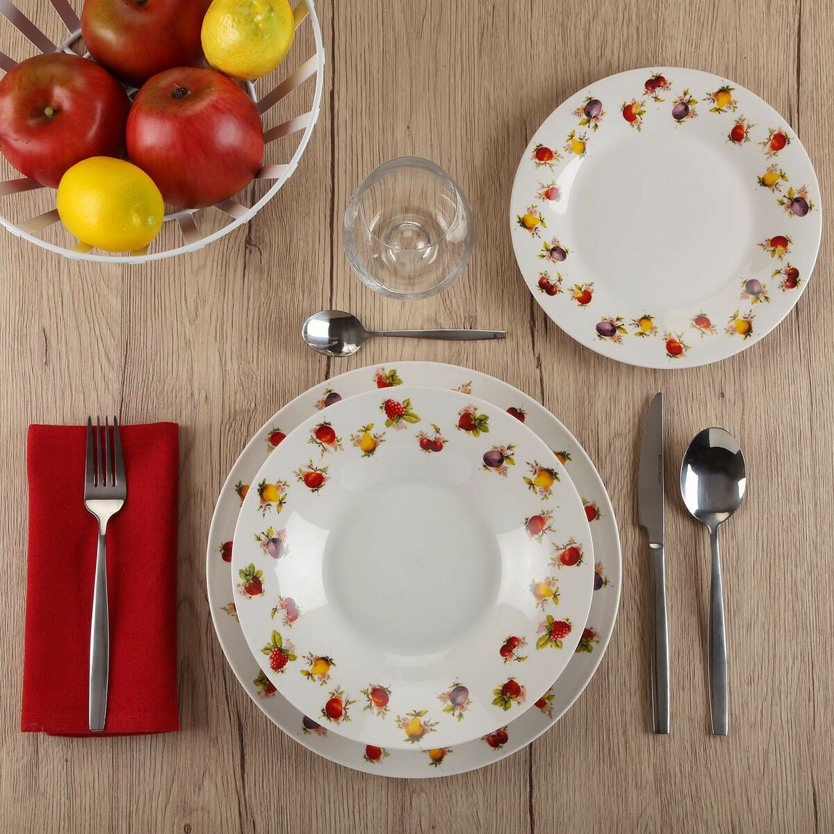 Versa Tableware Fruits Porcelain (18 Items)-2