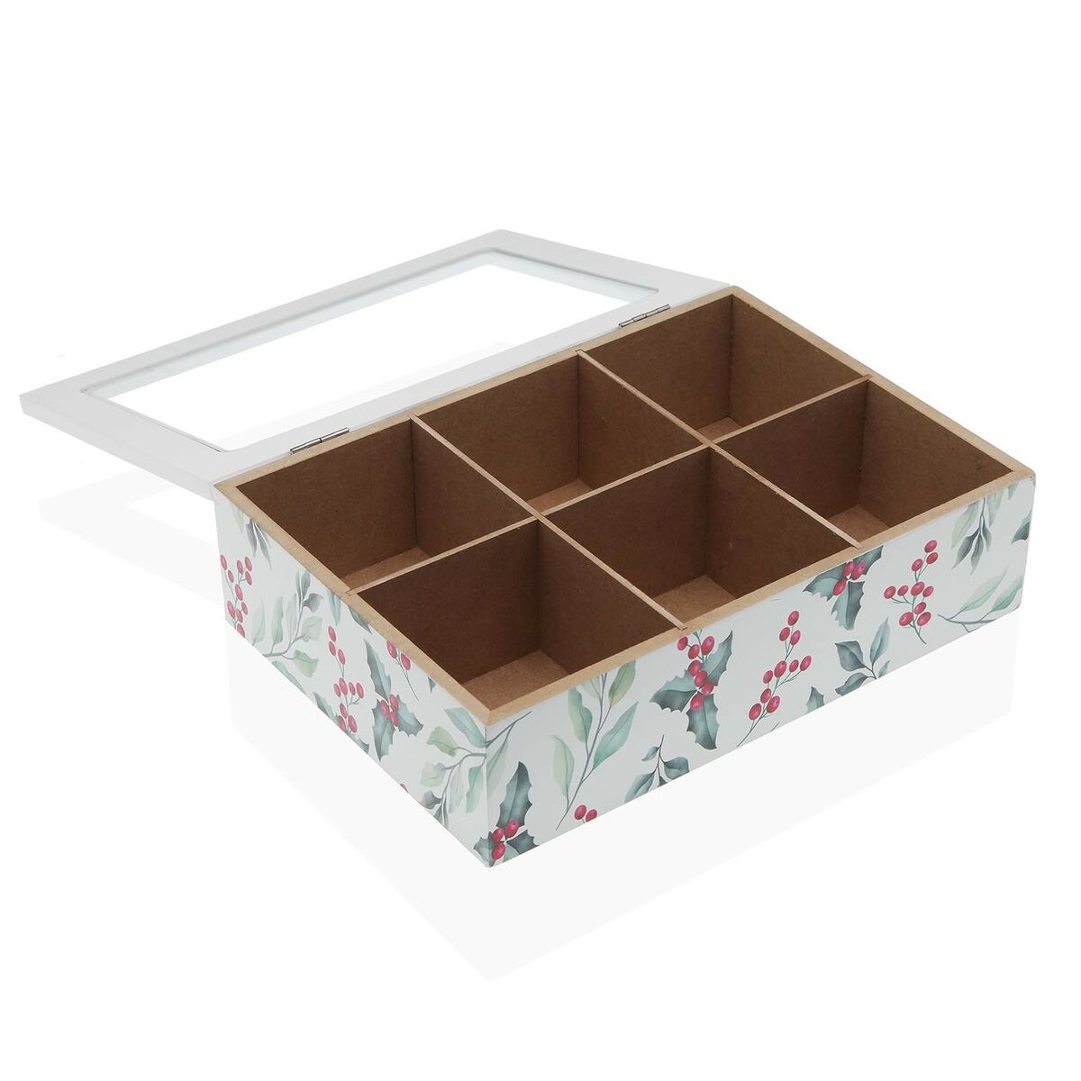 Коробочка для чаю Versa Acebo Дерев'яний 17 x 7 x 24 cm-3