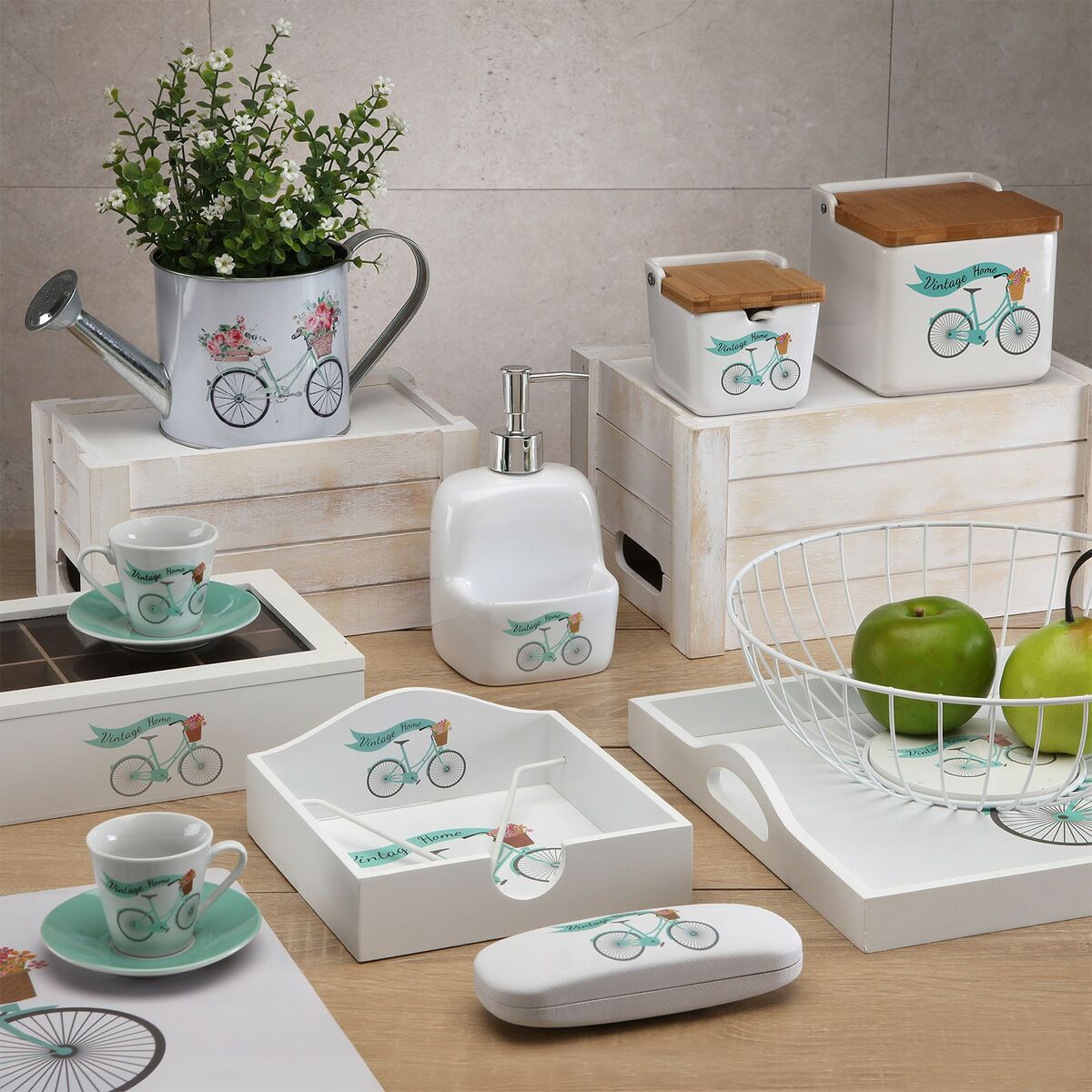 Sugar Bowl Versa Bicycle Ceramics 8.8 x 8.5 x 8.8 cm-2