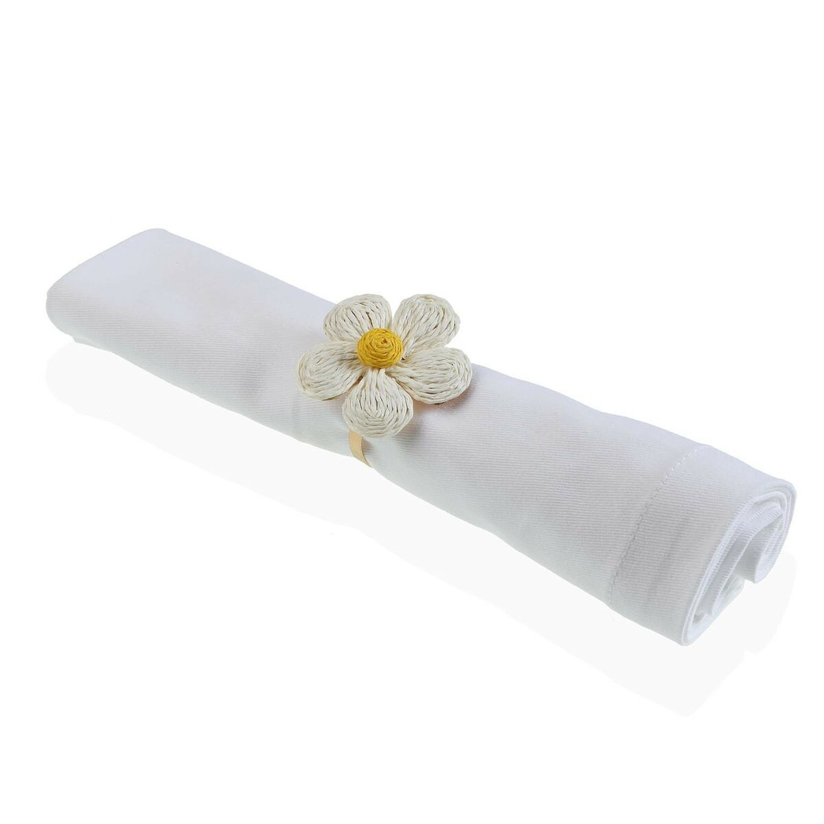Versa Napkin Ring Metal Paper 5.5 x 4.5 x 5.5 cm Flower-2