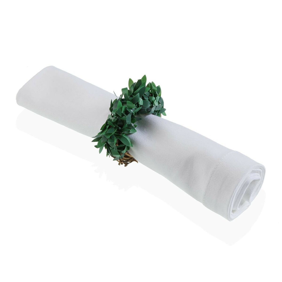 Ring for napkin Versa polyethylene rattan 5.5 x 4.5 x 5.5 cm Branch-2