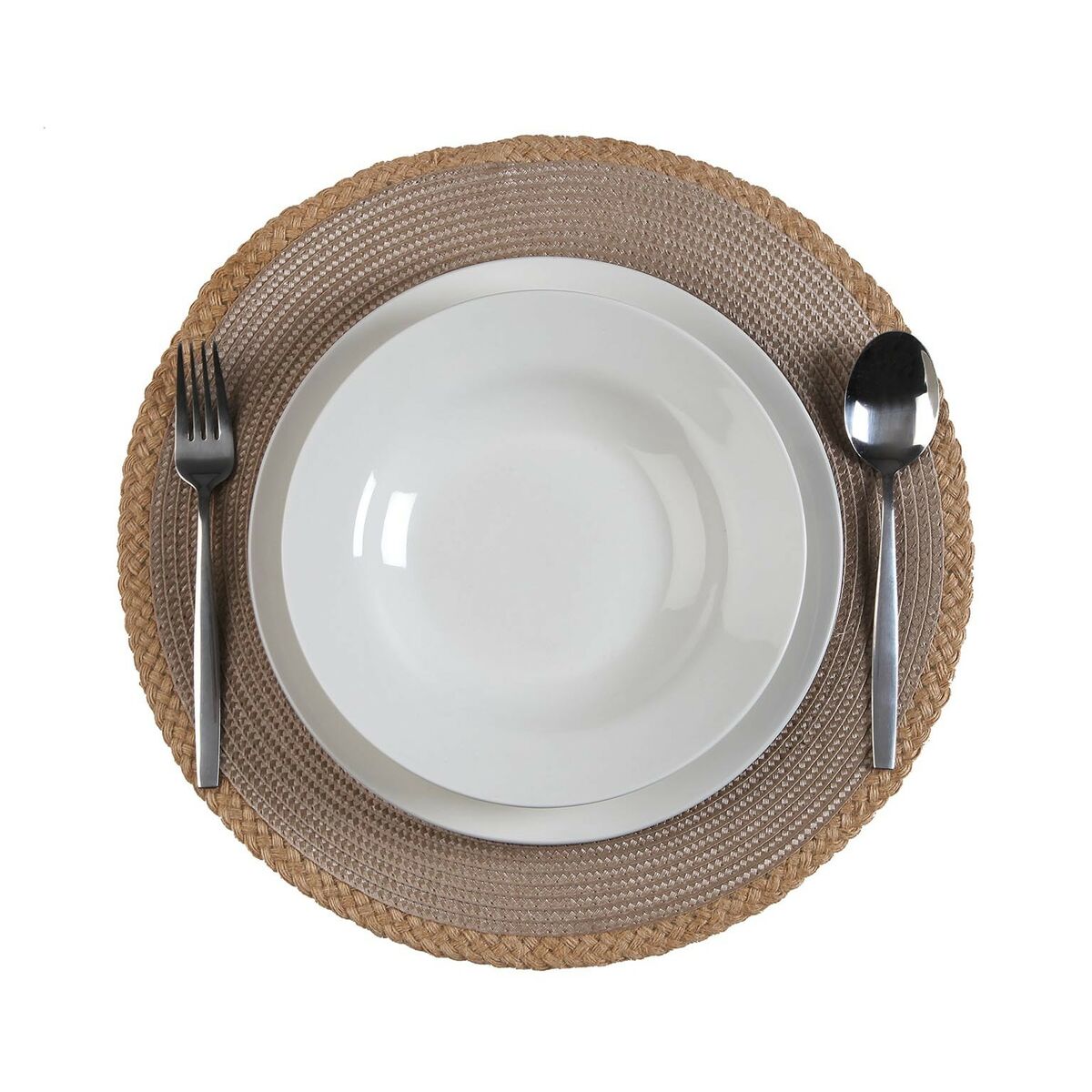 Soporte para caliente Versa Yute Polipropileno Jacinto de agua 38 x 38 cm