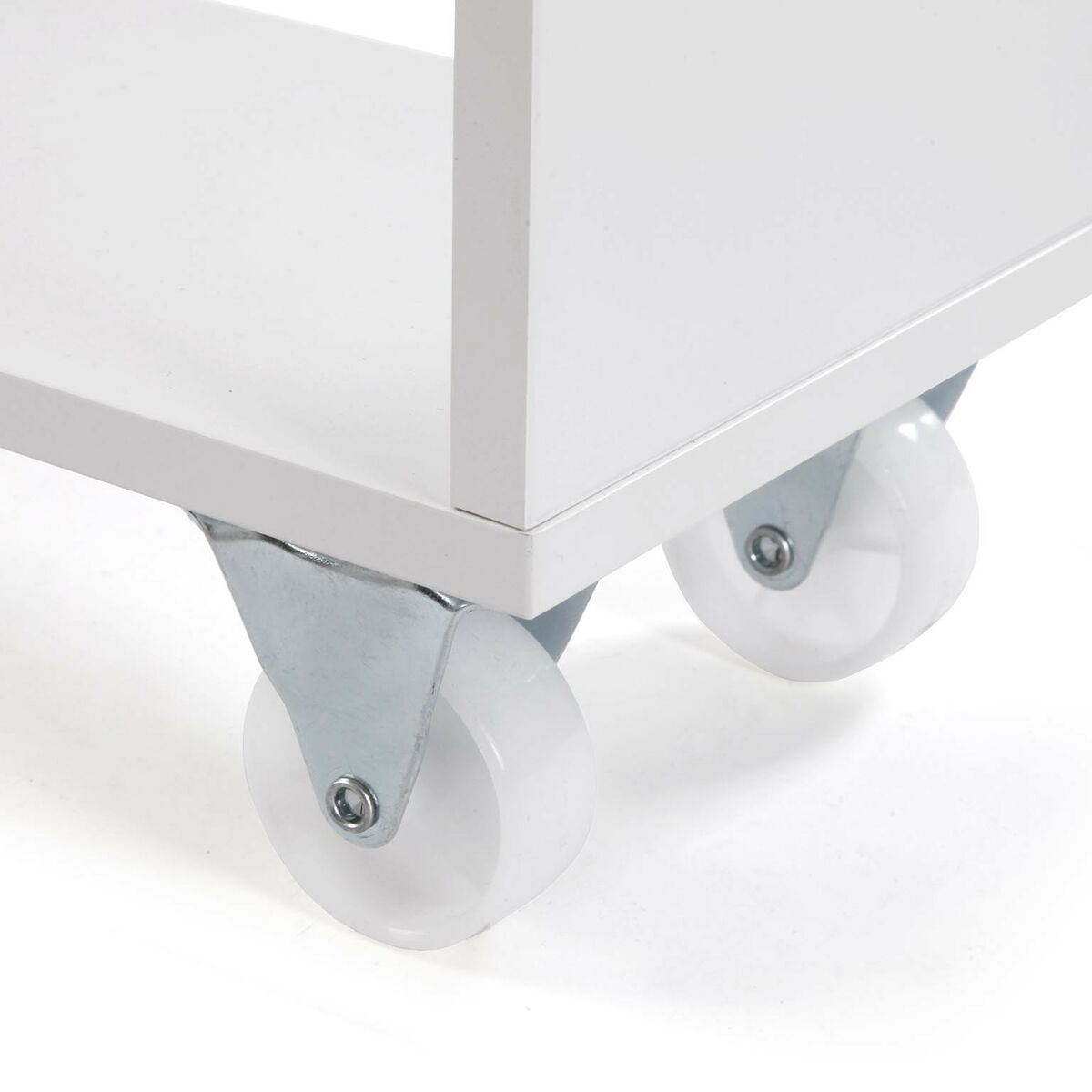Kitchen cart Versa White Metal Wooden MDF 15 x 79 x 50 cm-5